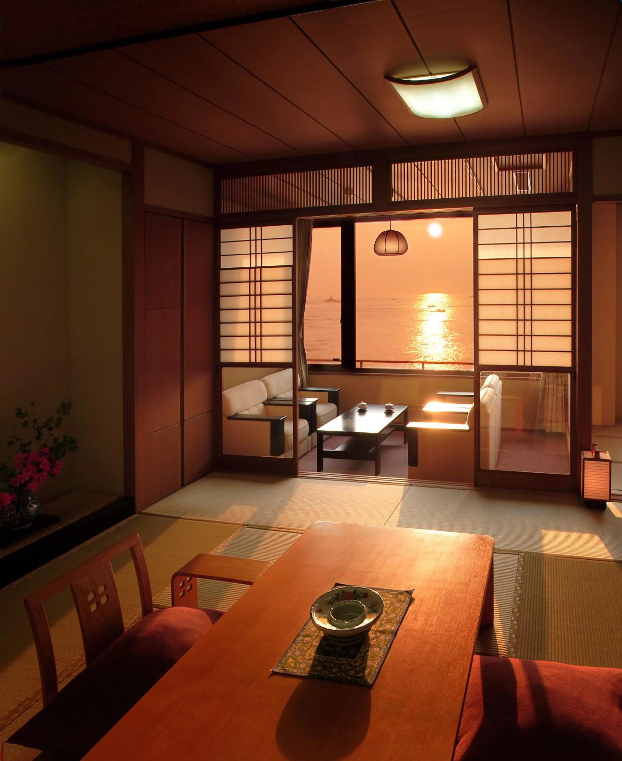 Living room in Hirado Kaijyo Hotel