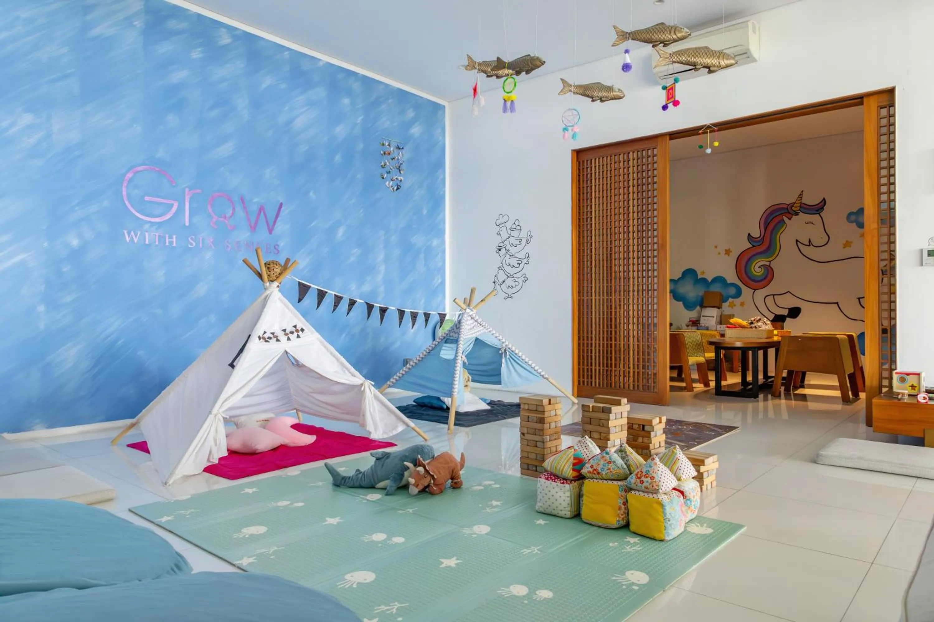 Kids's club, Bed in Six Senses Uluwatu