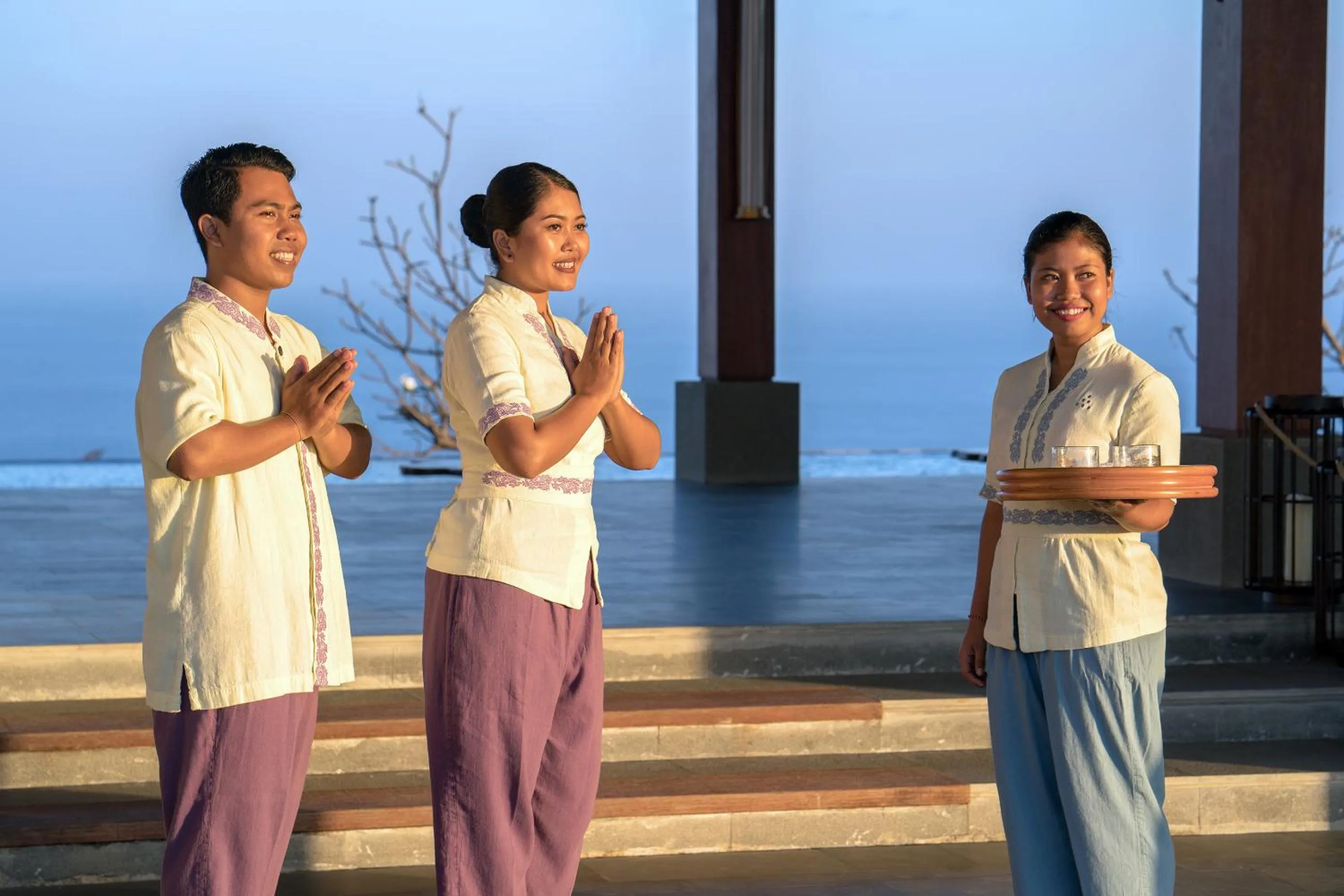 Staff in Six Senses Uluwatu