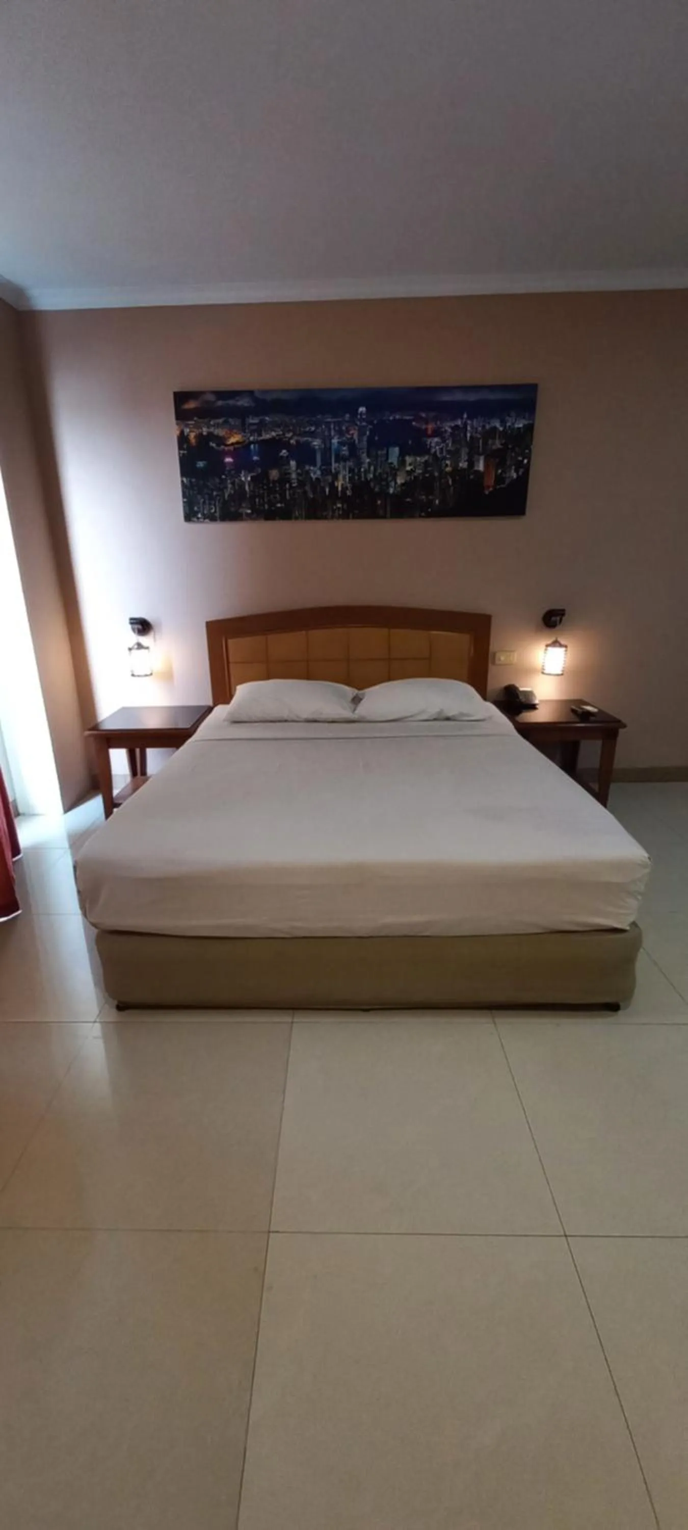 Bed in Hotel Celebes