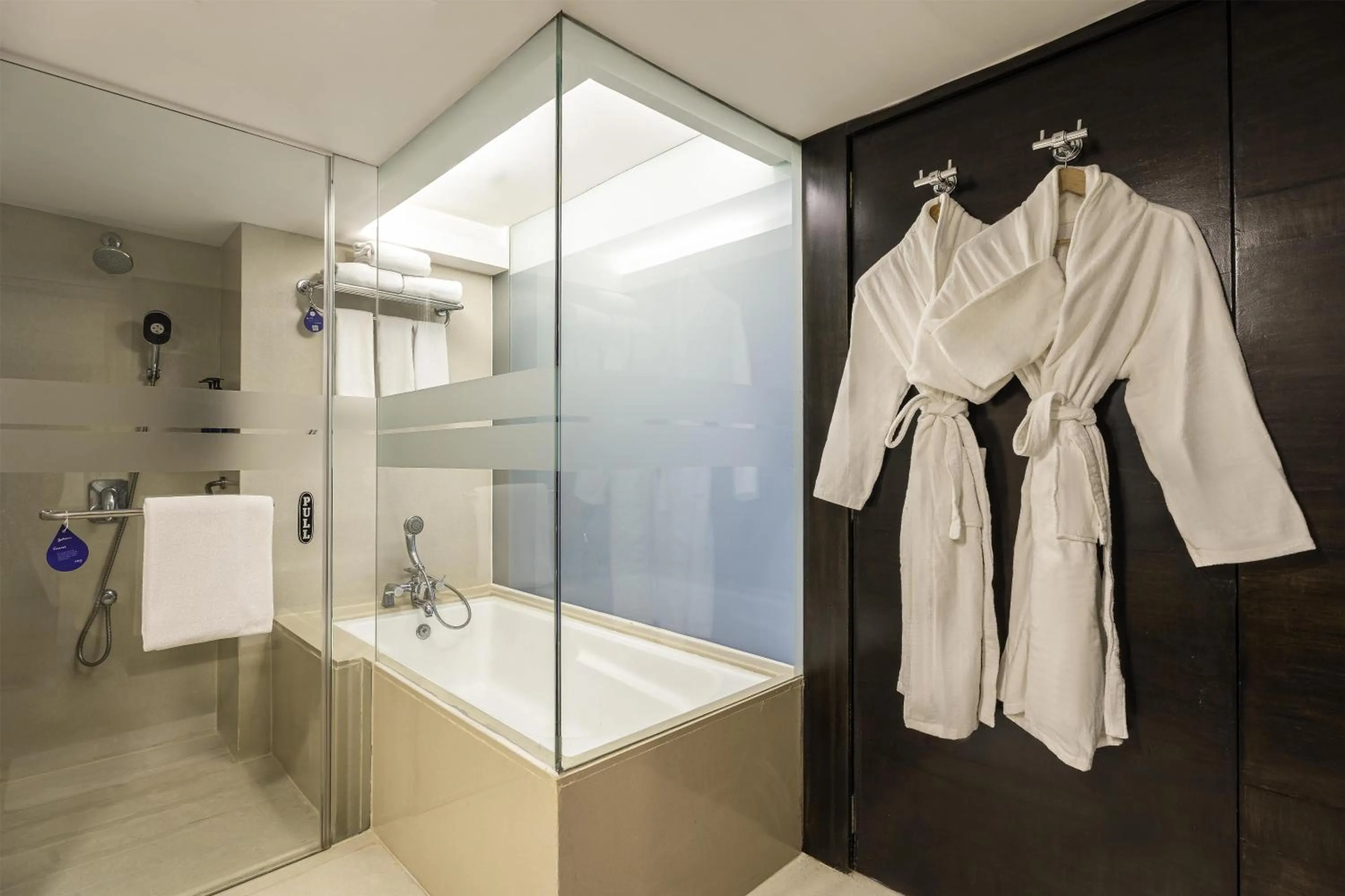Bathroom in Radisson Blu Hotel Pune Kharadi