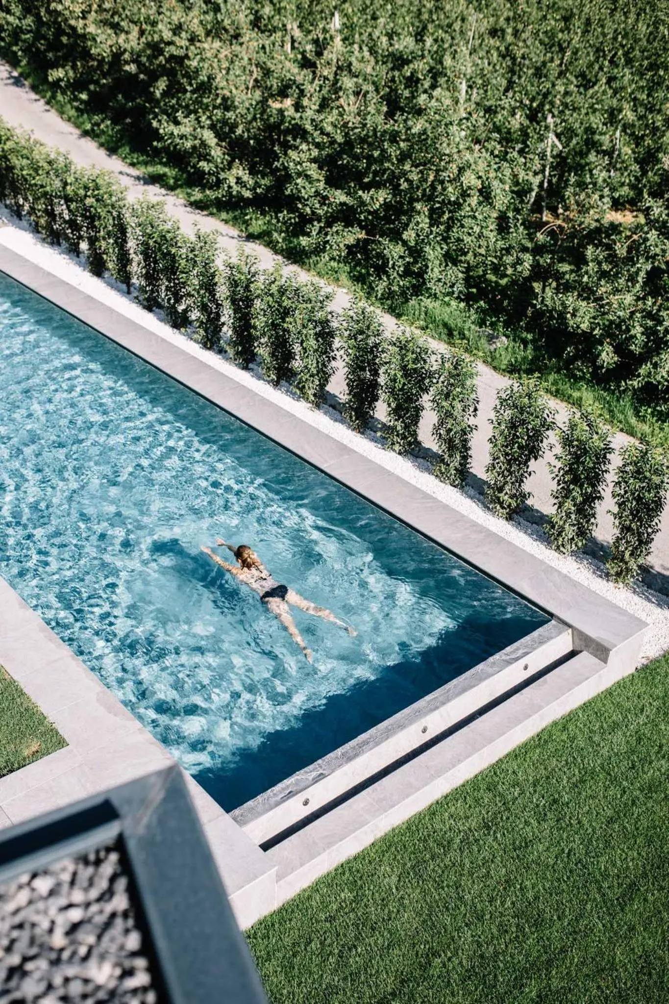 Pool view in Garni-Hotel Der Forsterhof