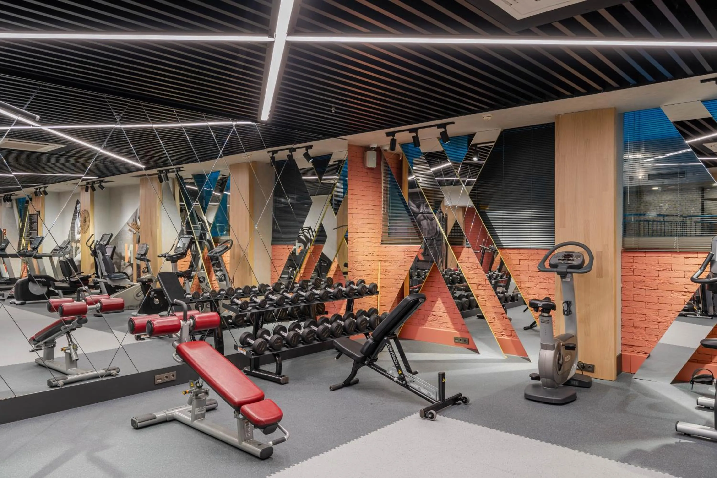 Fitness centre/facilities in Fame Residence Kemer & Spa
