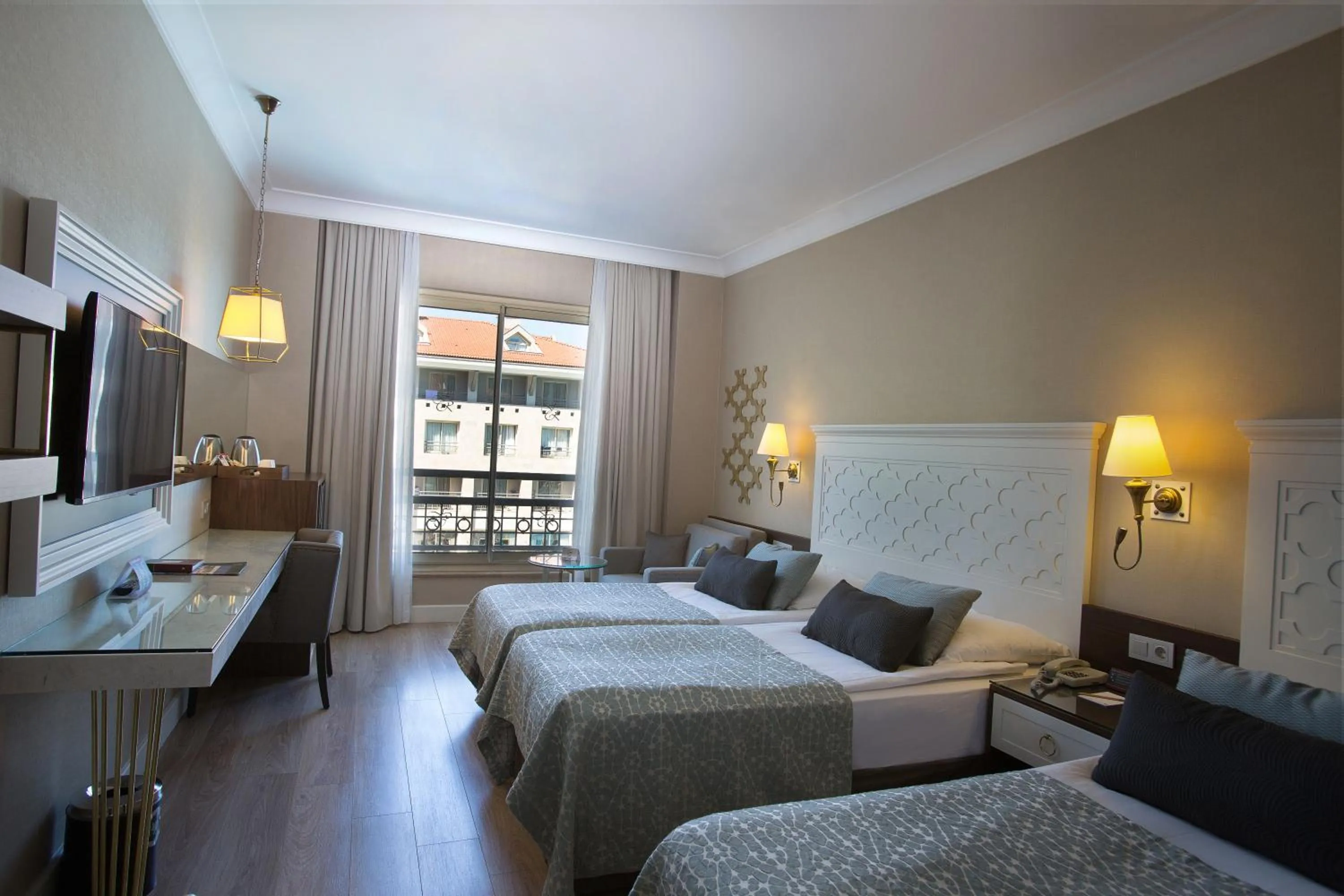 Bed in Fame Residence Kemer & Spa