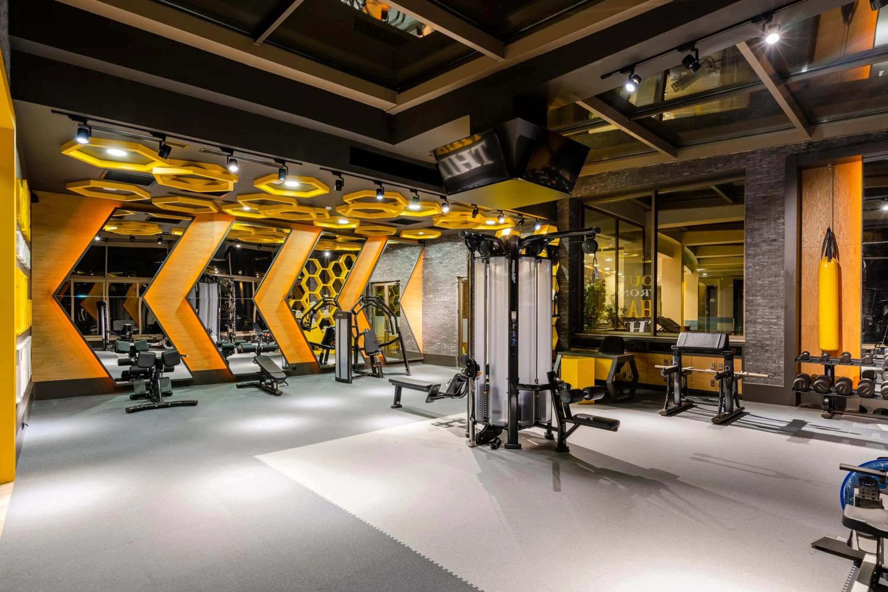 Fitness centre/facilities in Fame Residence Lara & Spa