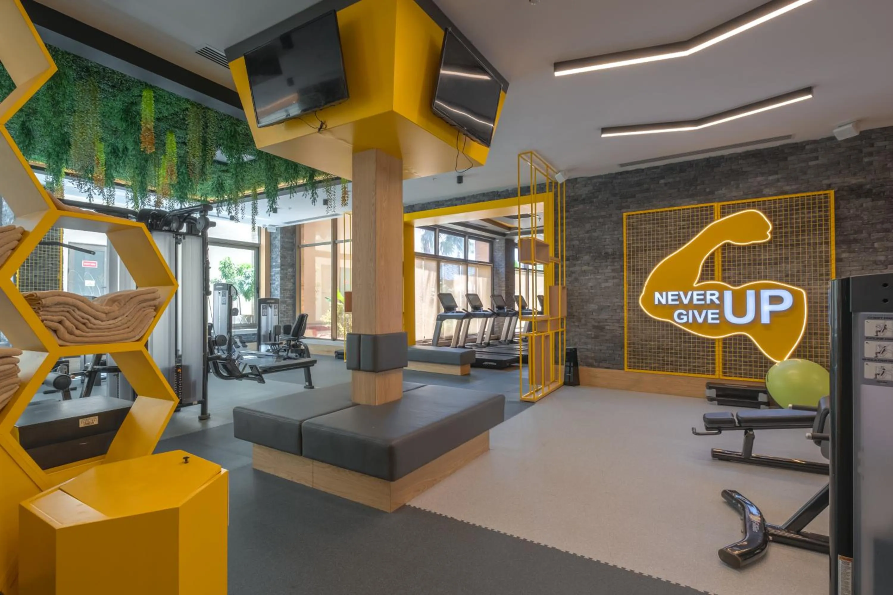 Fitness centre/facilities in Fame Residence Lara & Spa