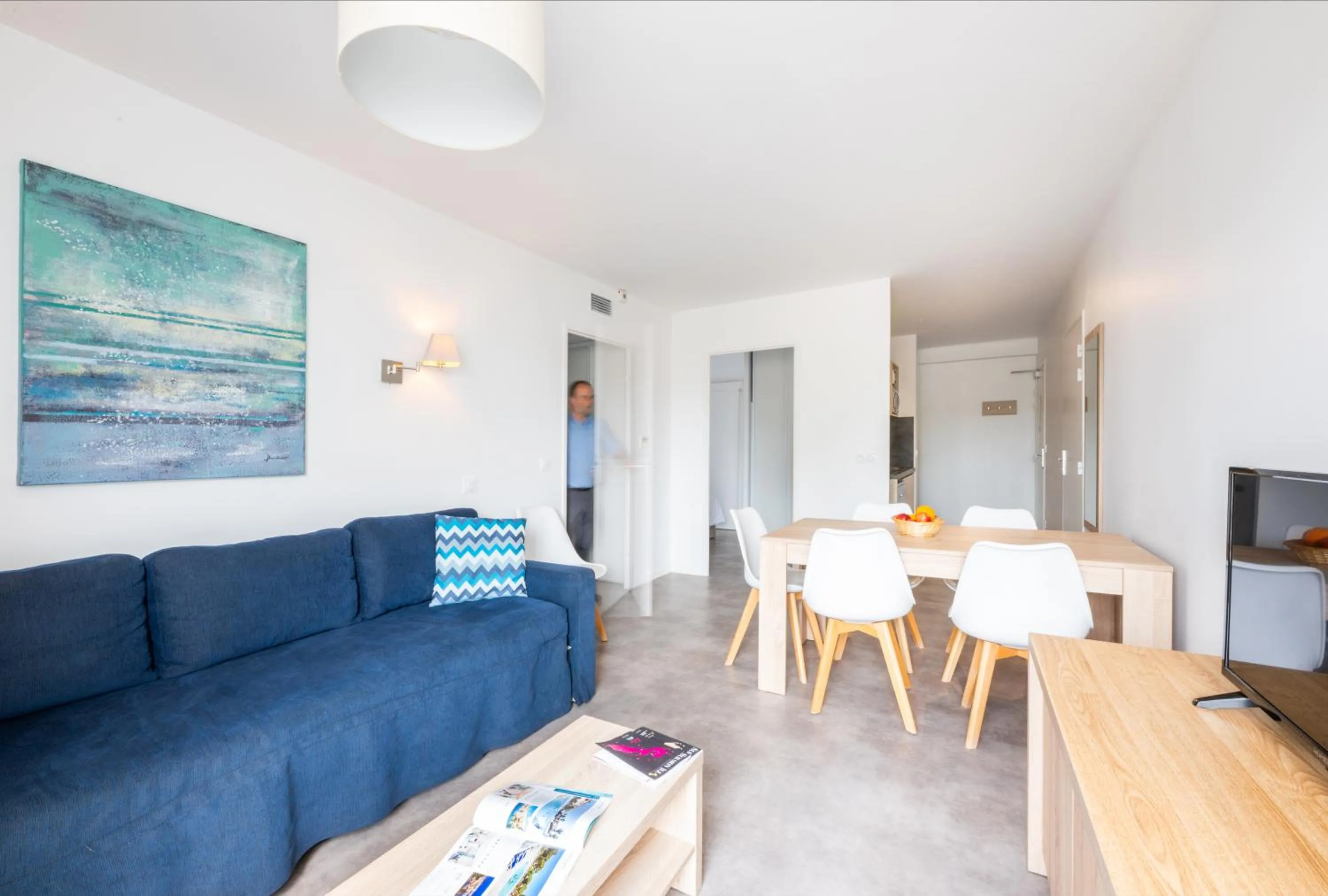 Seating area in Résidence Odalys Rêve d'île