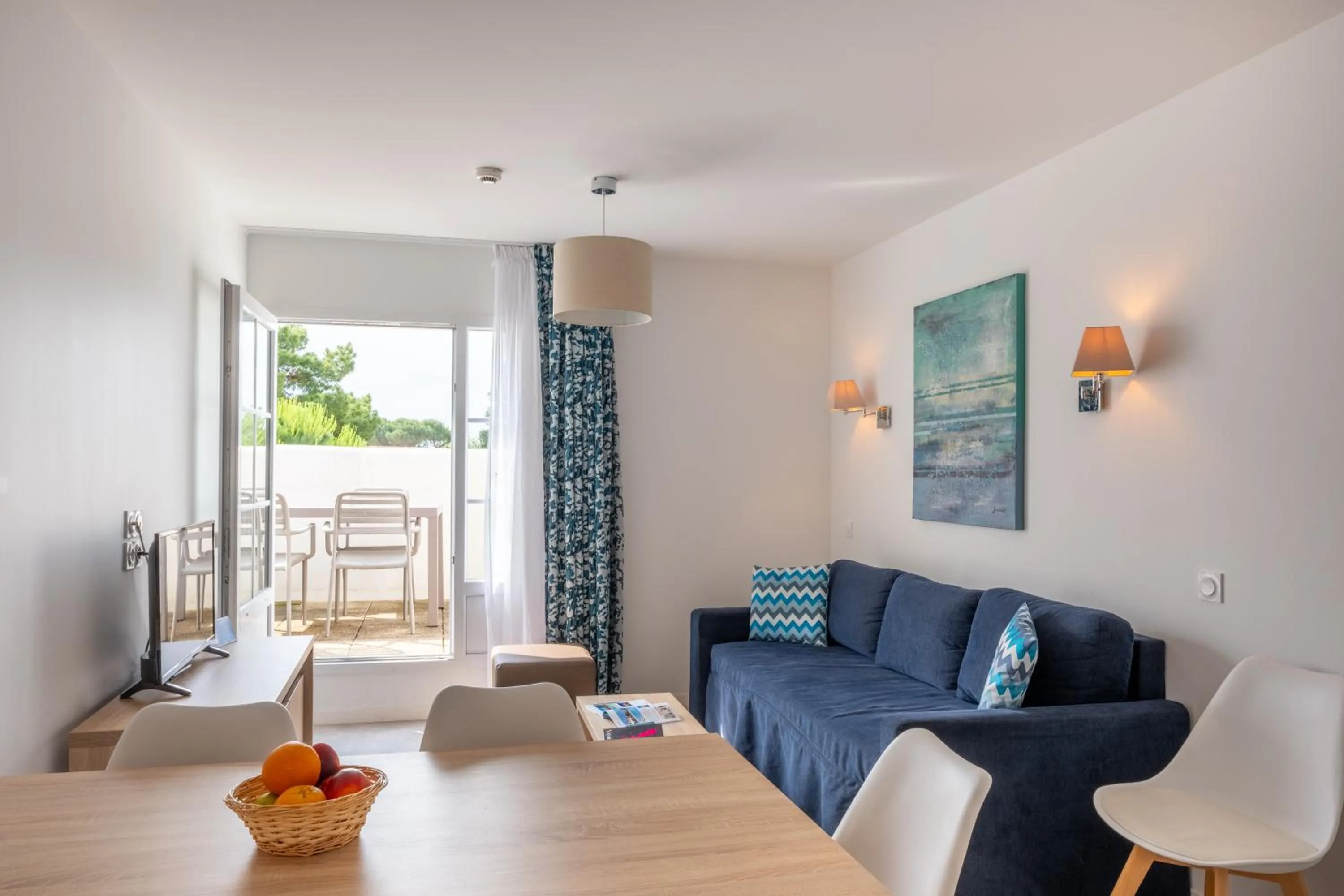 Seating area in Résidence Odalys Rêve d'île