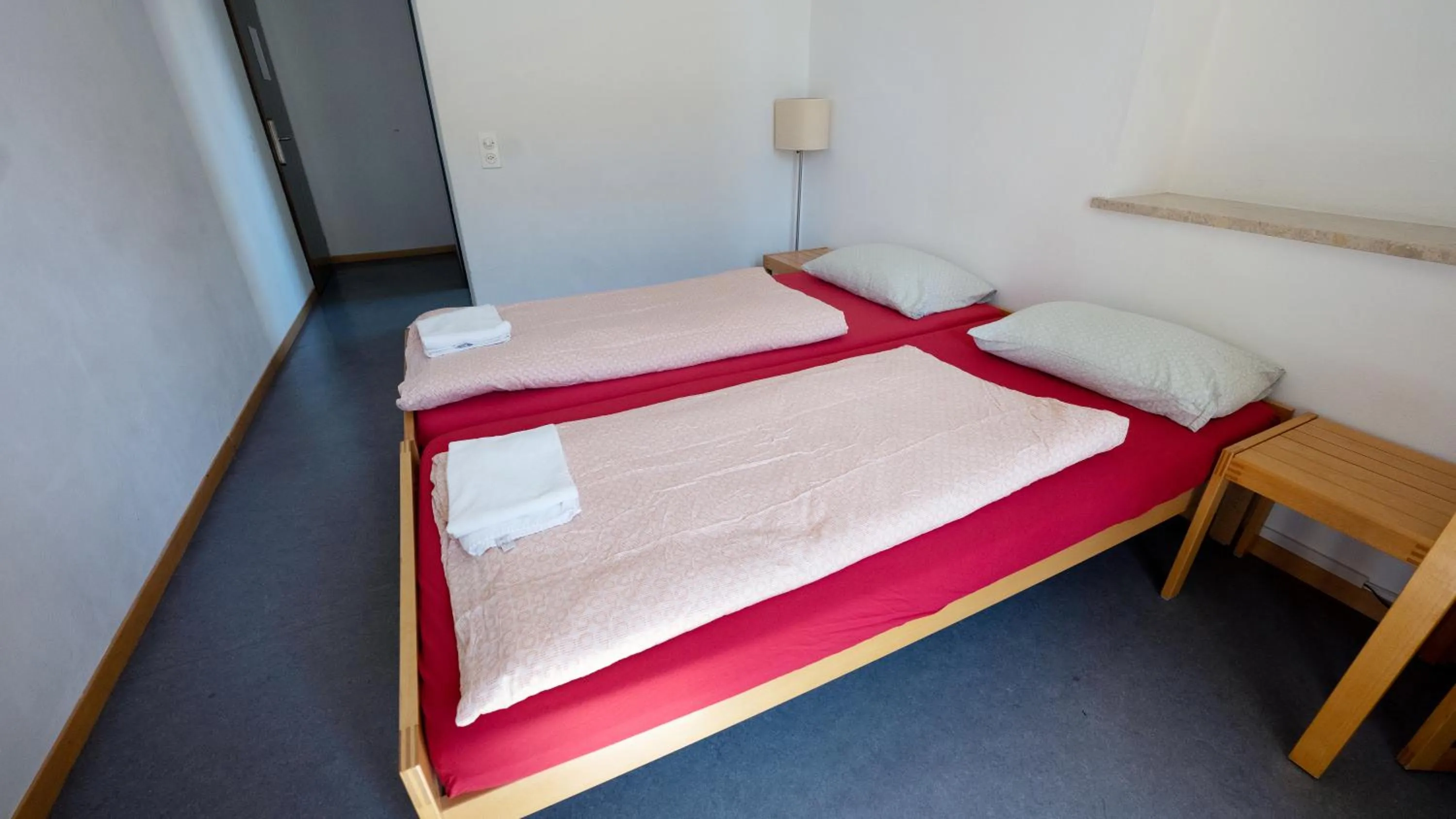 Bed in Locarno Youth Hostel