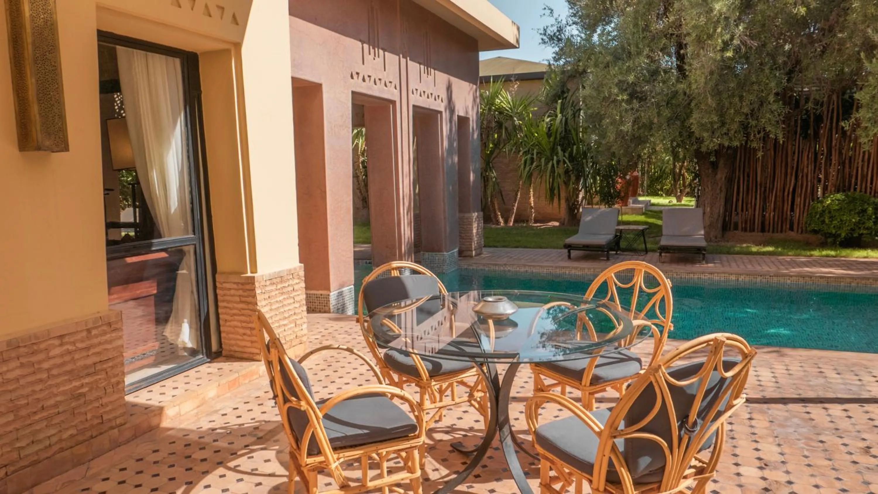 Pool view in Palais Mirage d'Atlas, Suites de Luxe & Spa