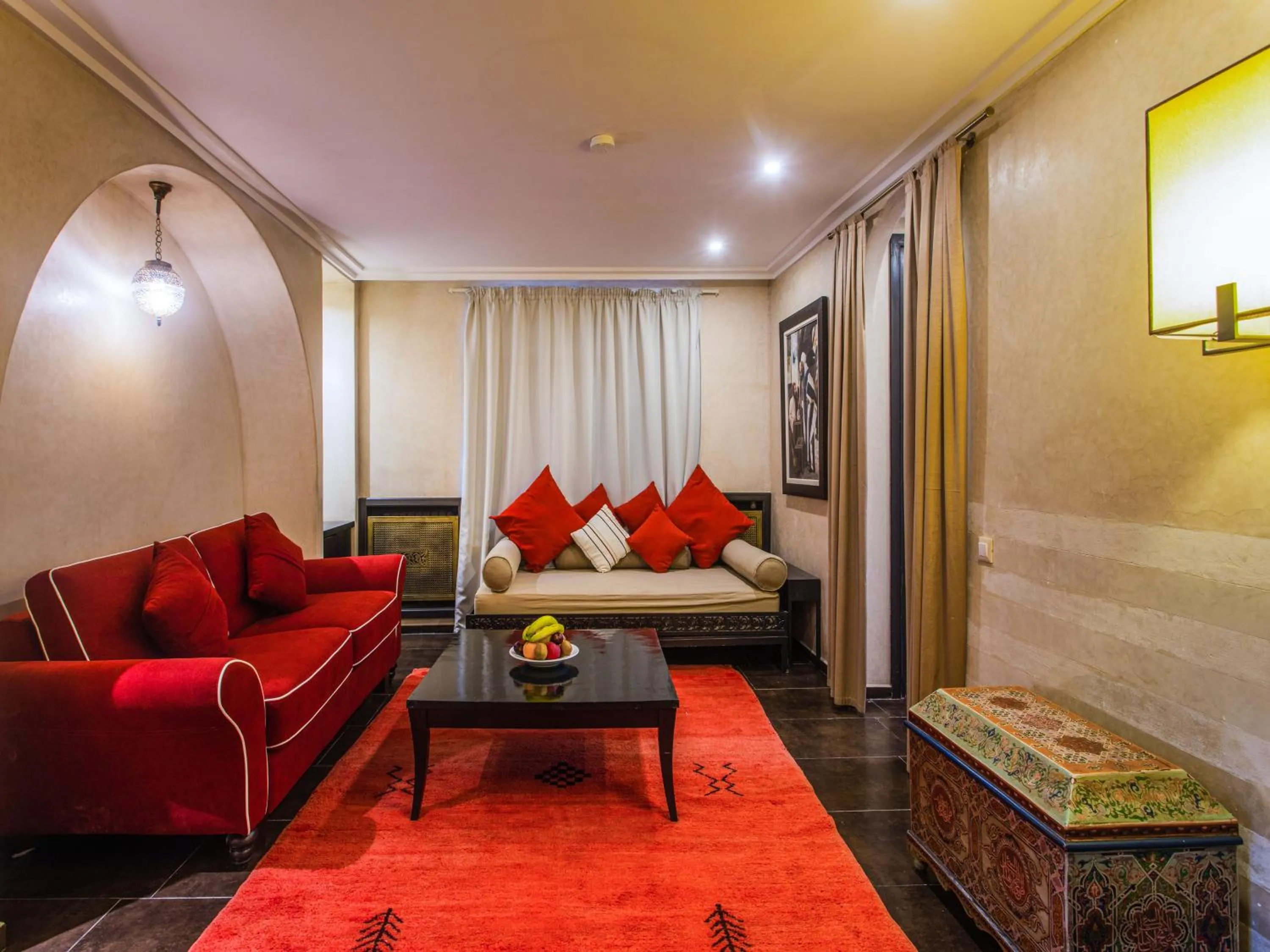 Living room in Palais Mirage d'Atlas, Suites de Luxe & Spa