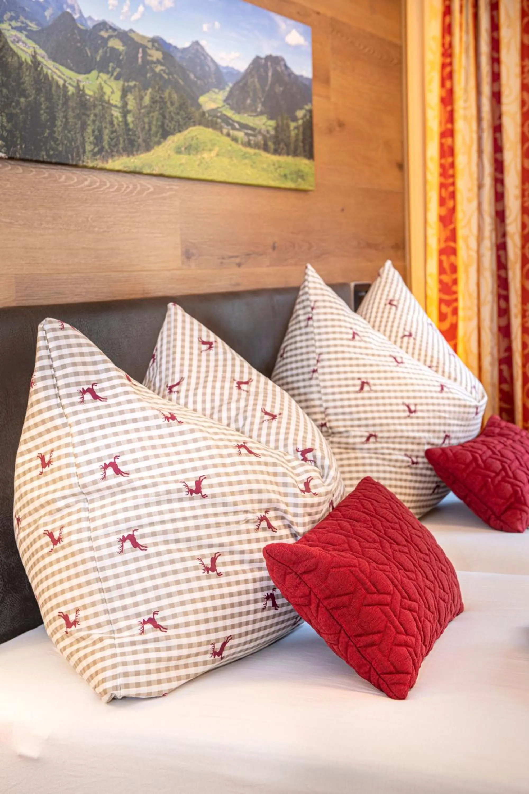 Bed in Hotel Schneeberger