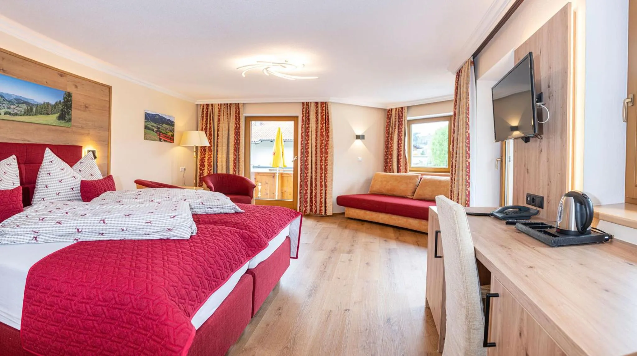 Photo of the whole room, Bed in Hotel Schneeberger