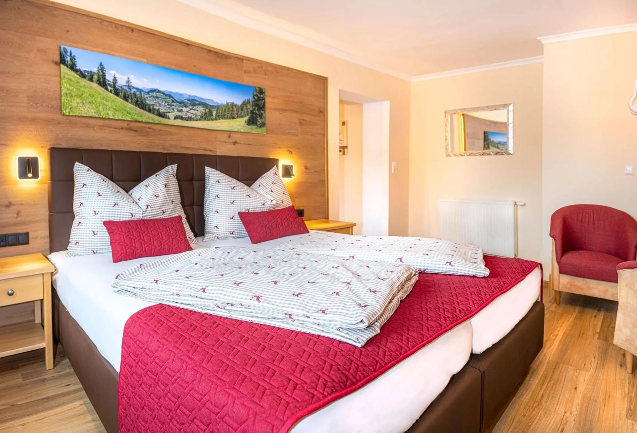 Photo of the whole room, Bed in Hotel Schneeberger