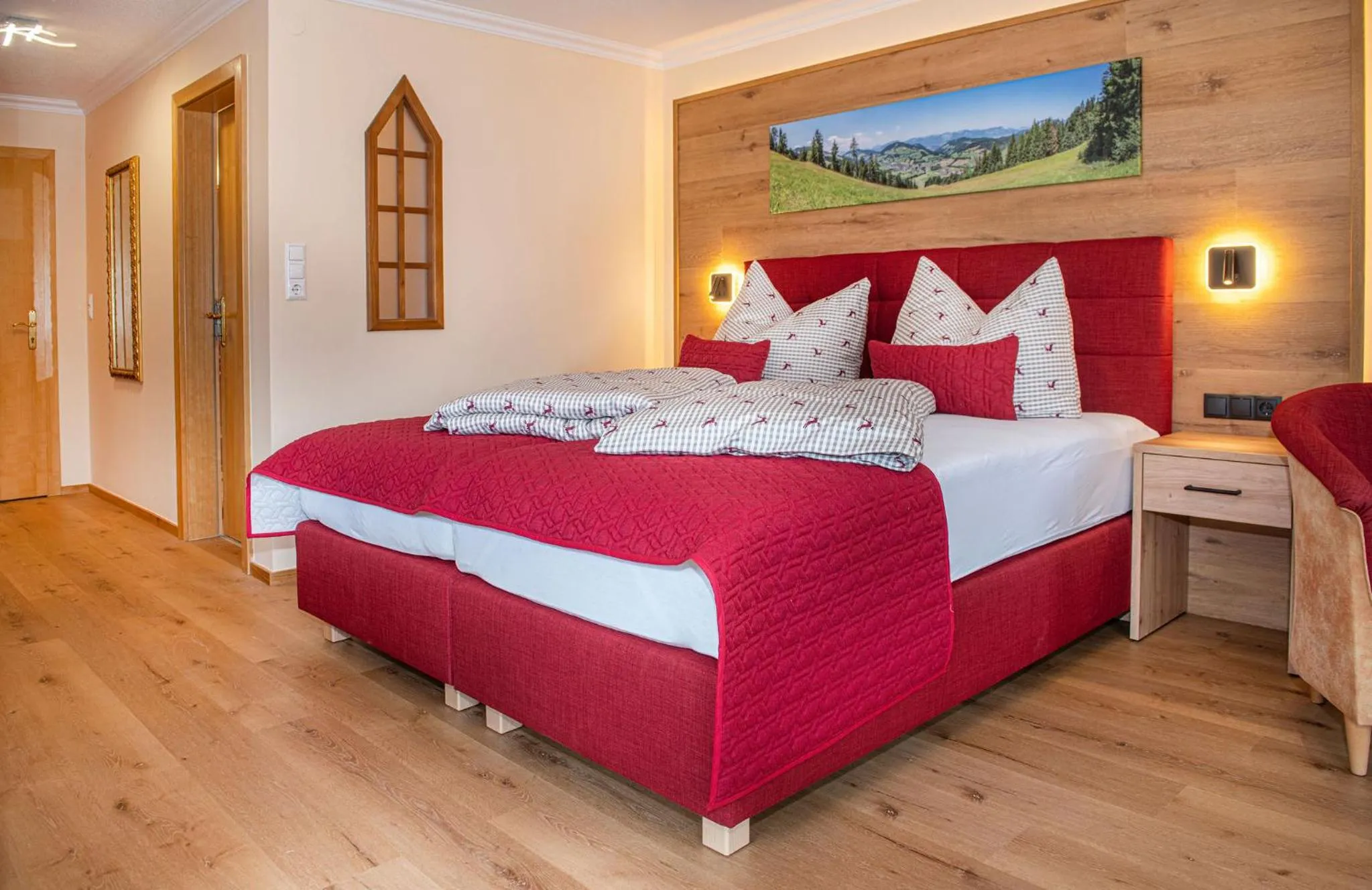 Photo of the whole room, Bed in Hotel Schneeberger