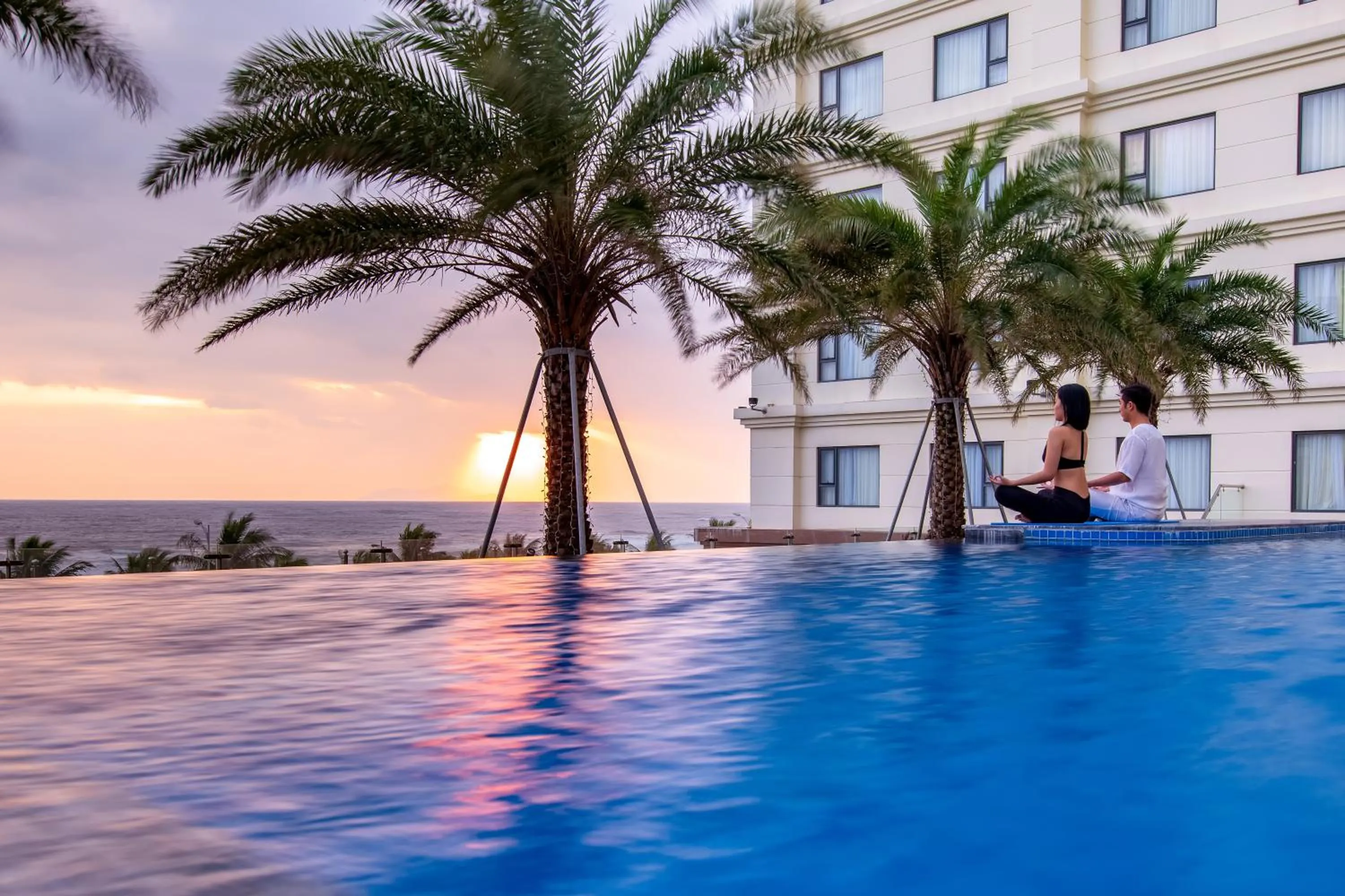 Swimming pool in DLG Hotel Danang