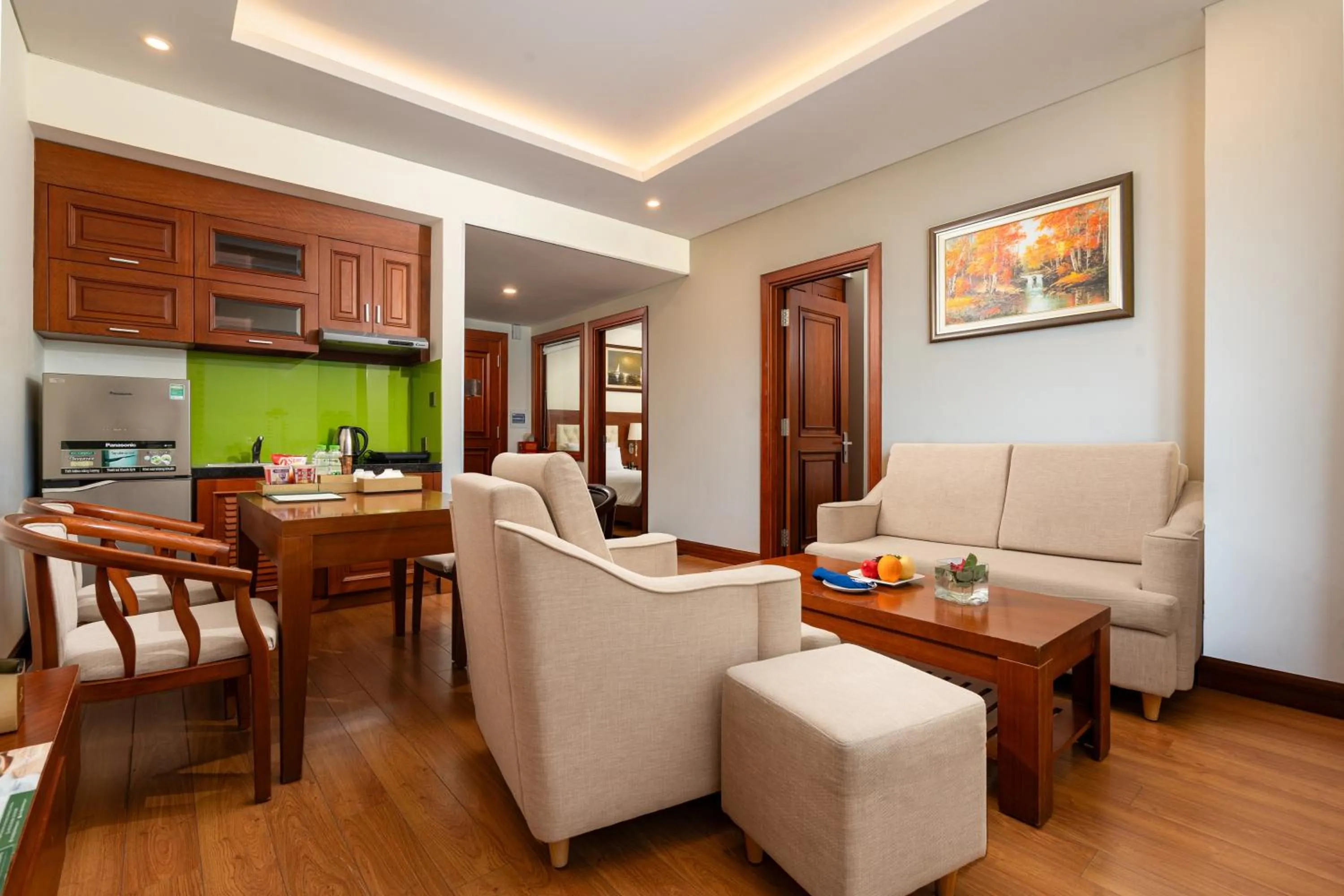 Kitchen or kitchenette in DLG Hotel Danang