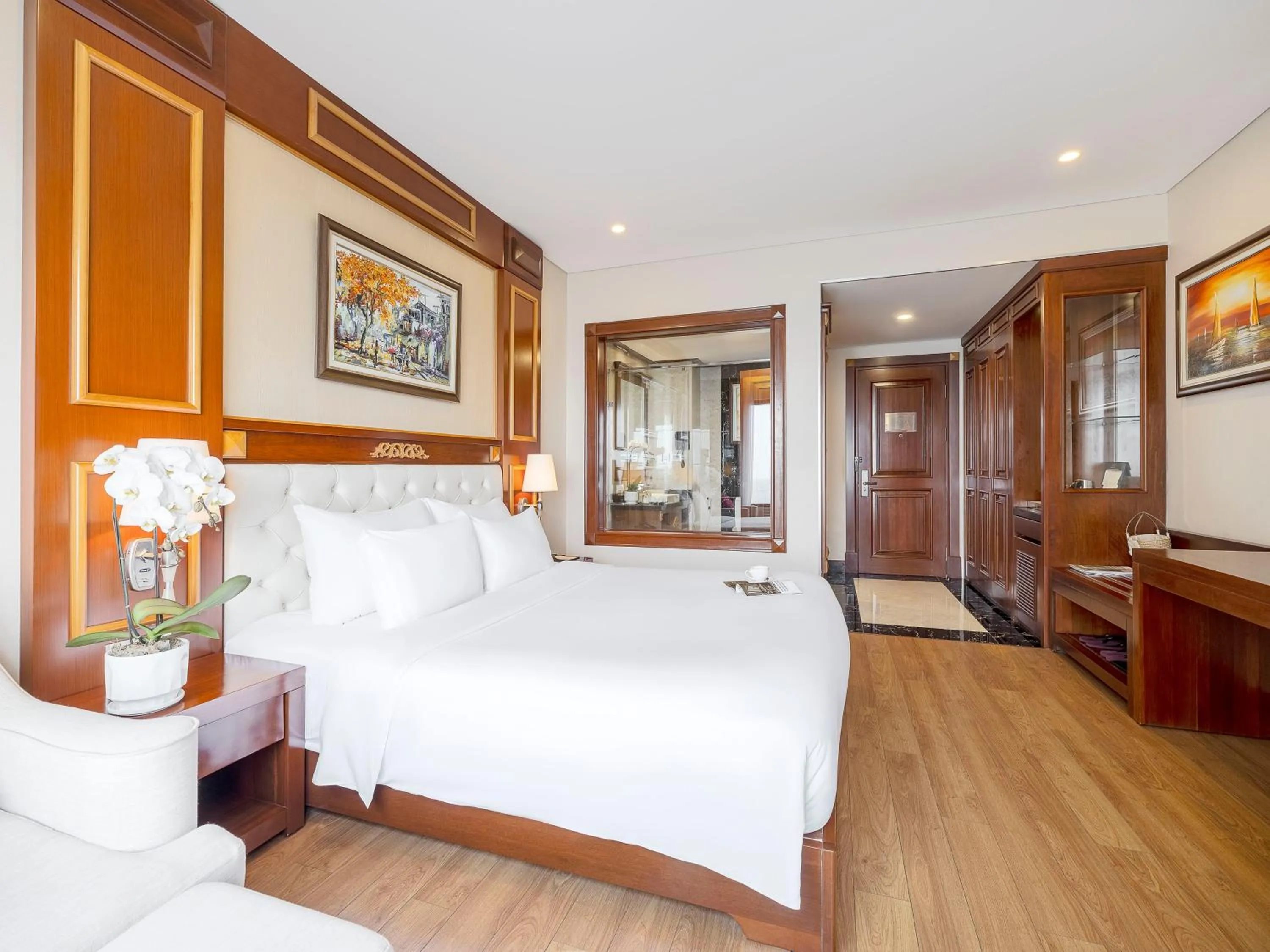 Photo of the whole room, Bed in DLG Hotel Danang