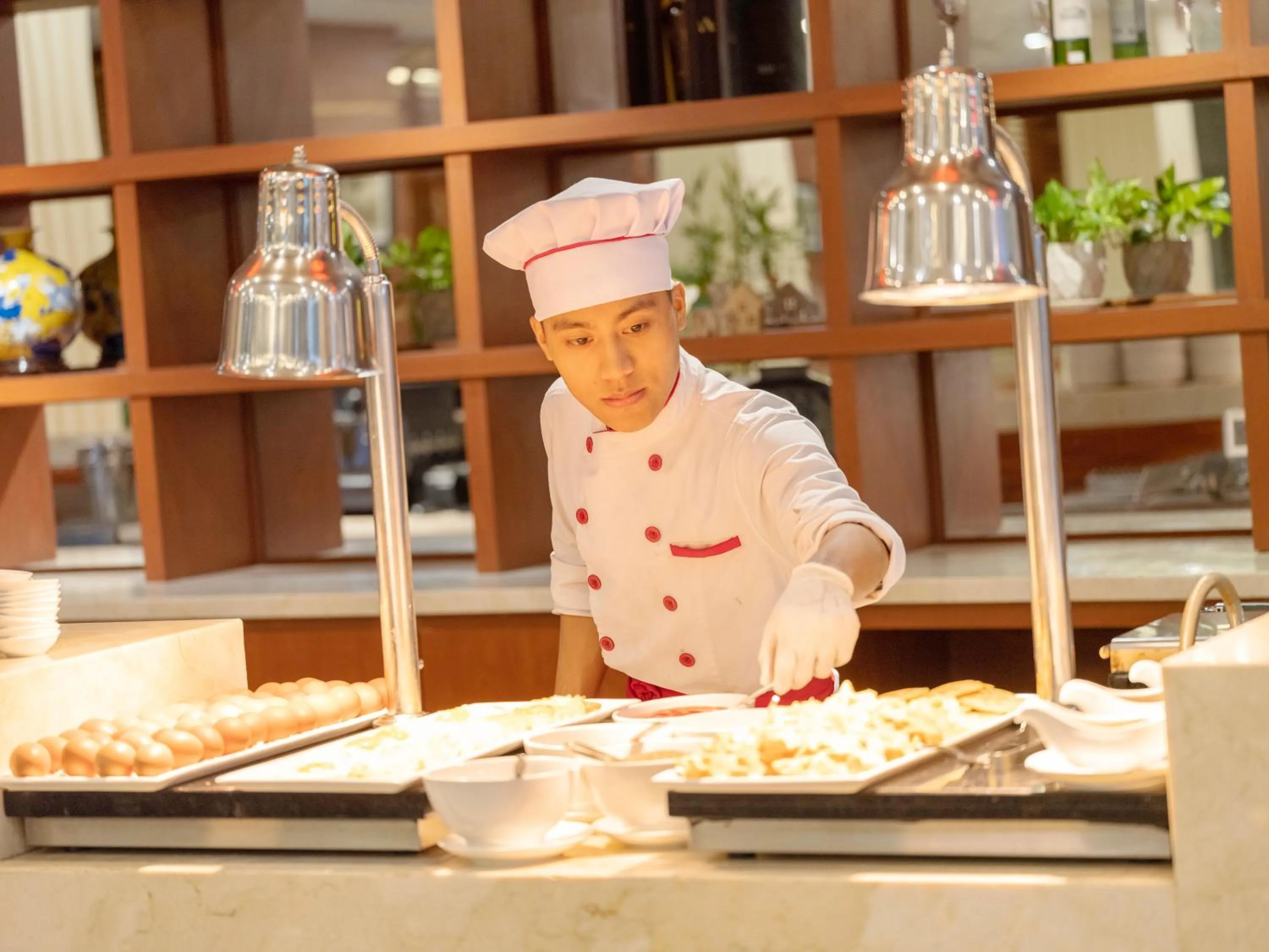 Buffet breakfast in DLG Hotel Danang