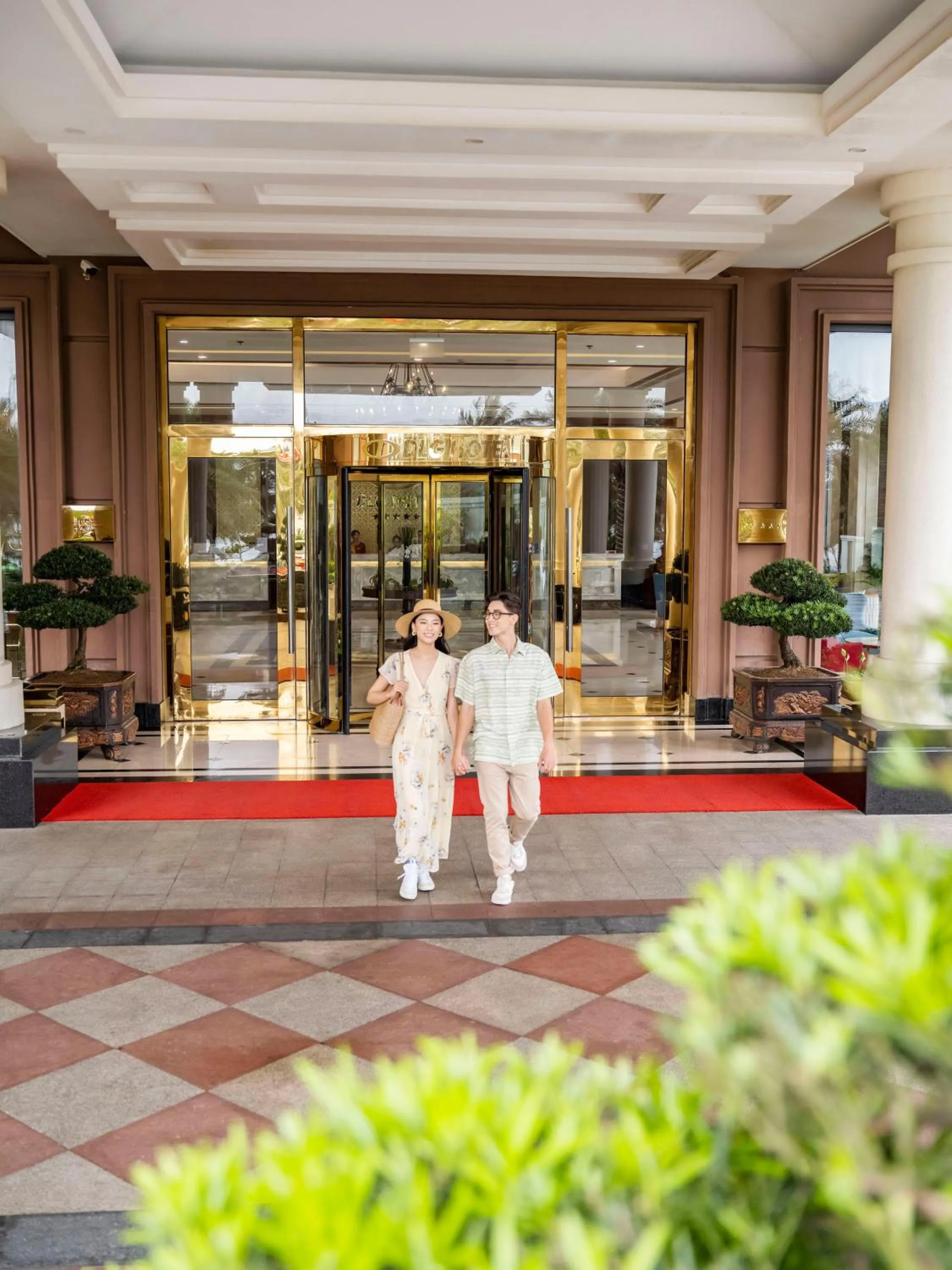 Lobby or reception in DLG Hotel Danang