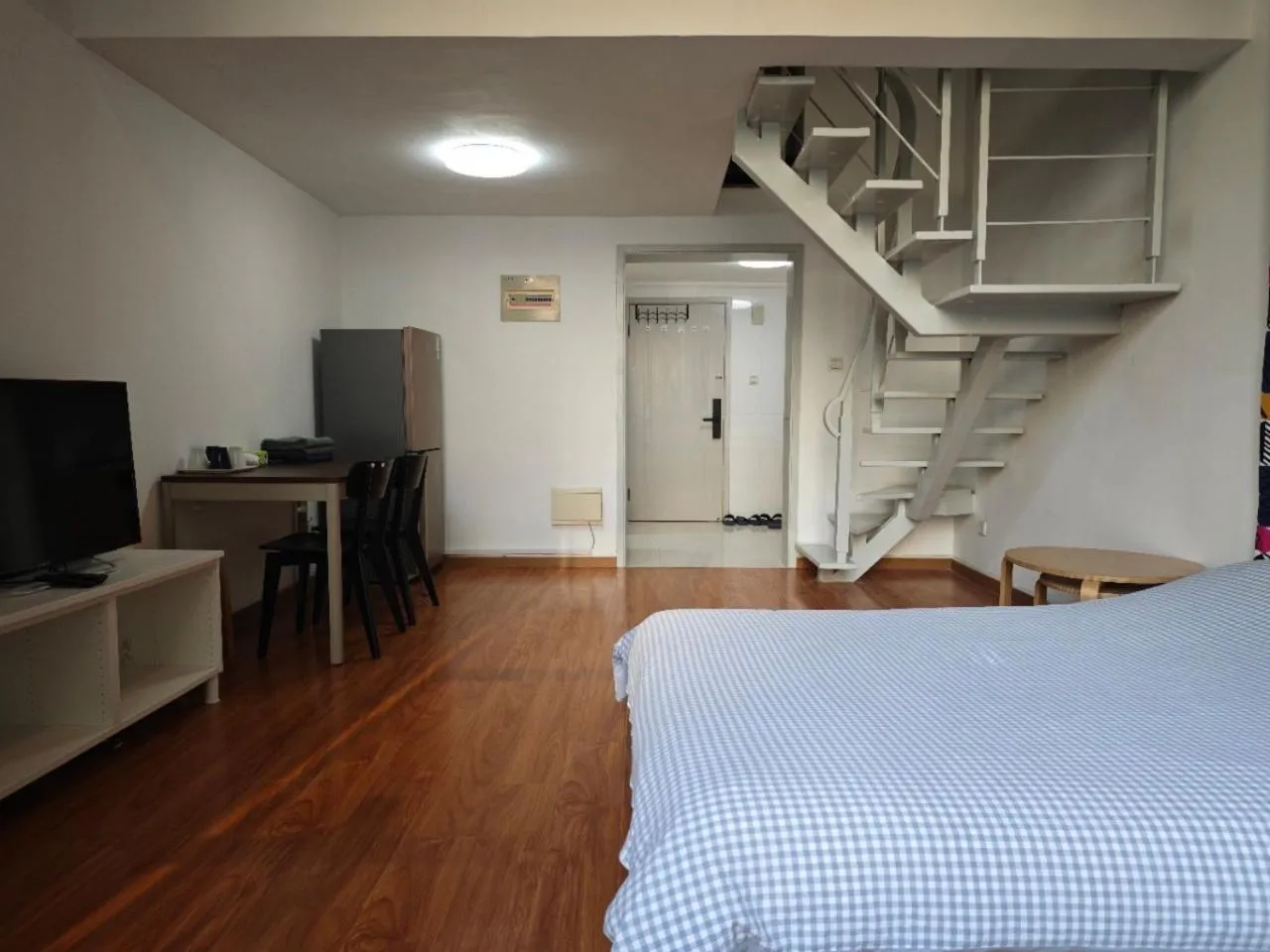 Bed in iNestin Shanghai Apt Xinjinqiao Road