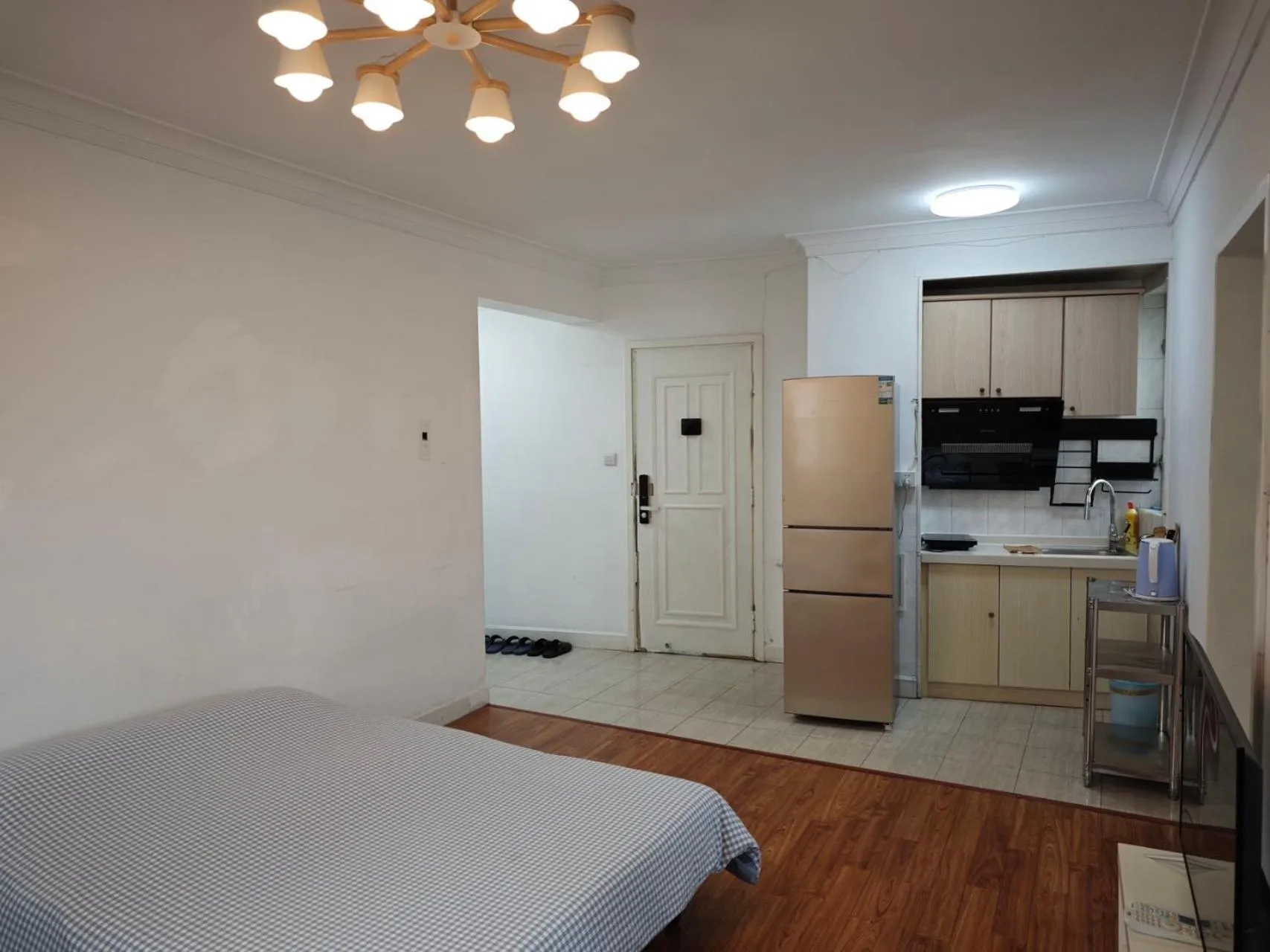 Bed in iNestin Shanghai Apt Hongfeng Road