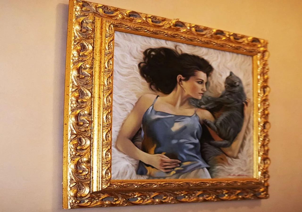 Decorative detail in B&B La casa D'amare