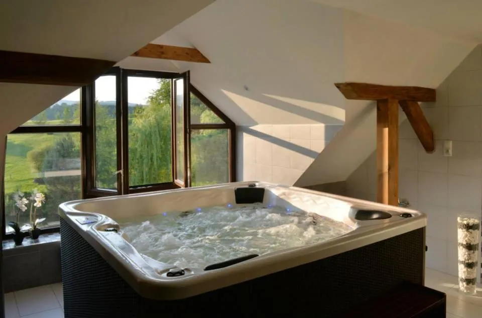 Bathroom in Wellness Hotel Svachovka