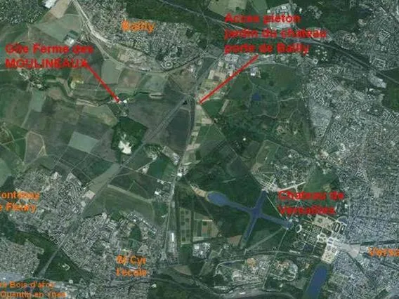 View (from property/room) in La Ferme des Moulineaux