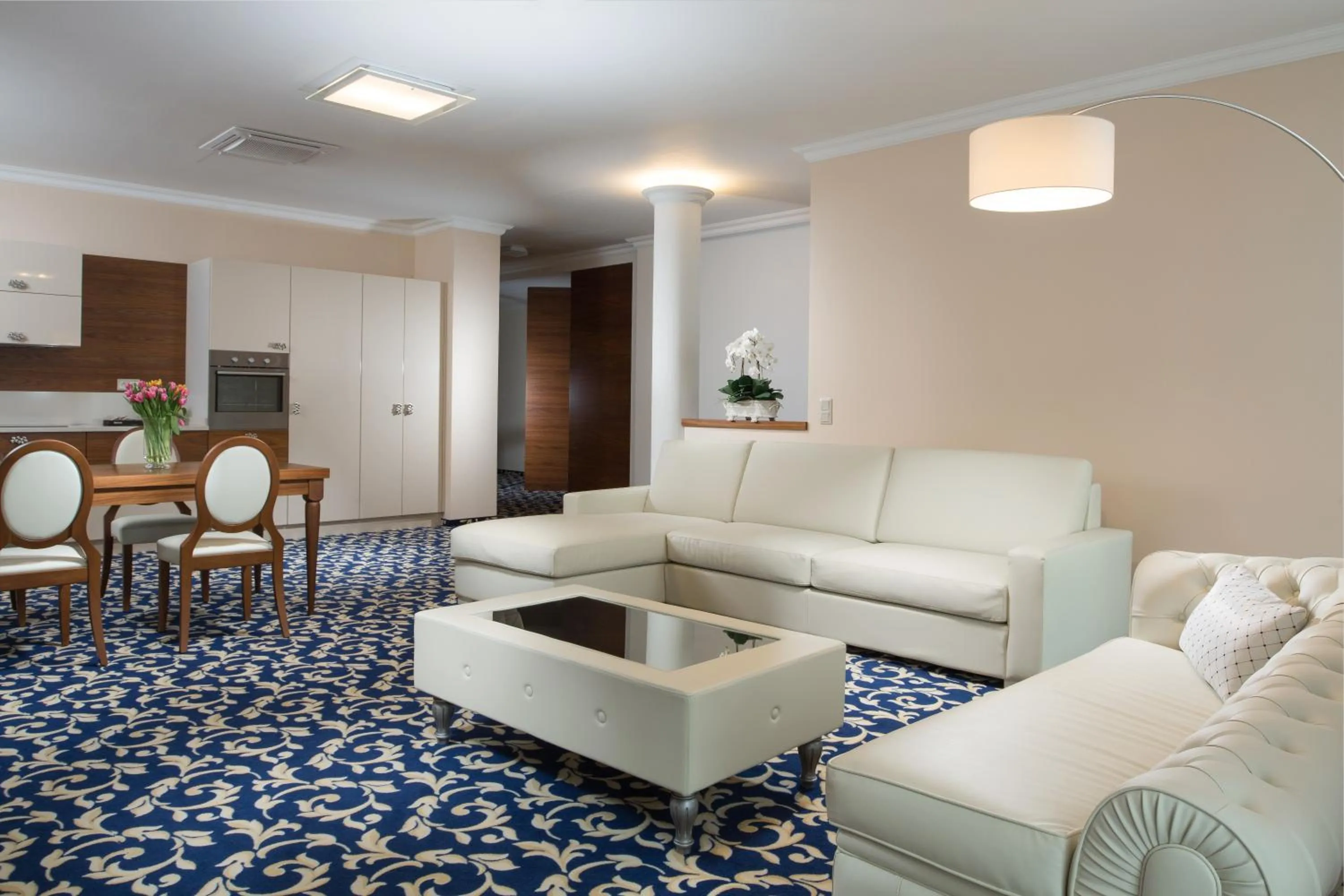 Living room in Grandhotel Nabokov