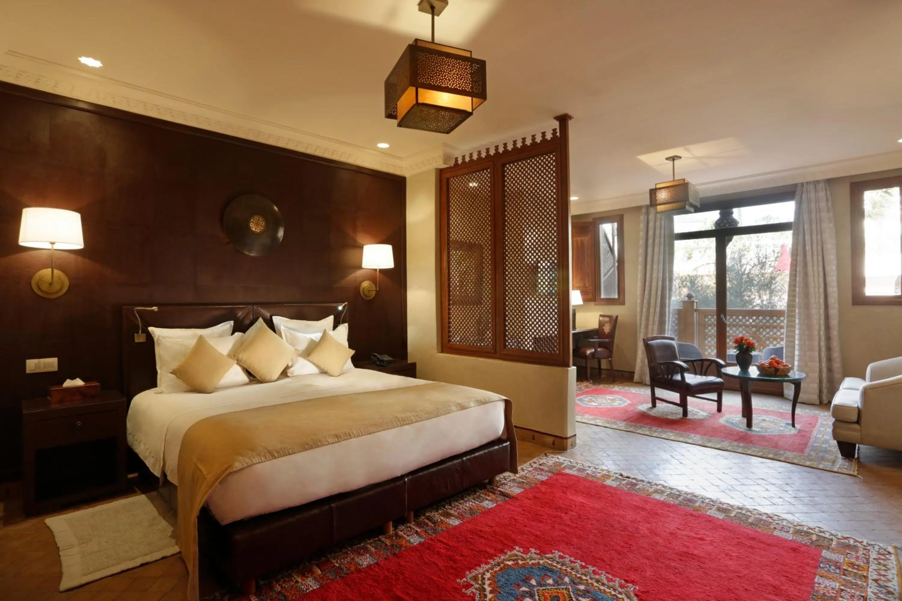 Bed in La Maison Arabe Hotel, Spa & Cooking Workshops