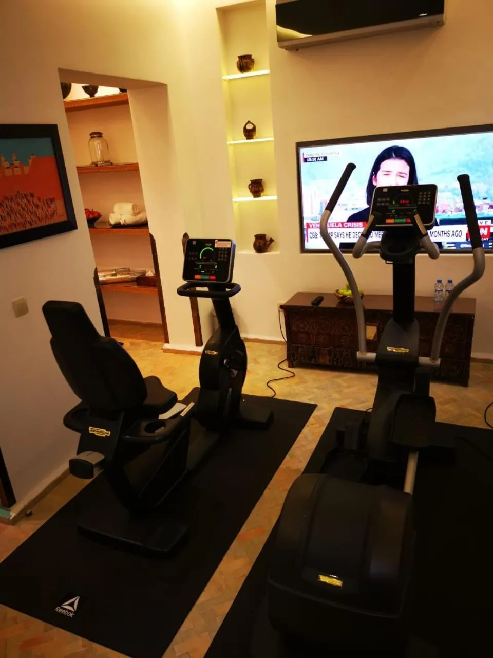 Fitness centre/facilities in La Maison Arabe Hotel, Spa & Cooking Workshops