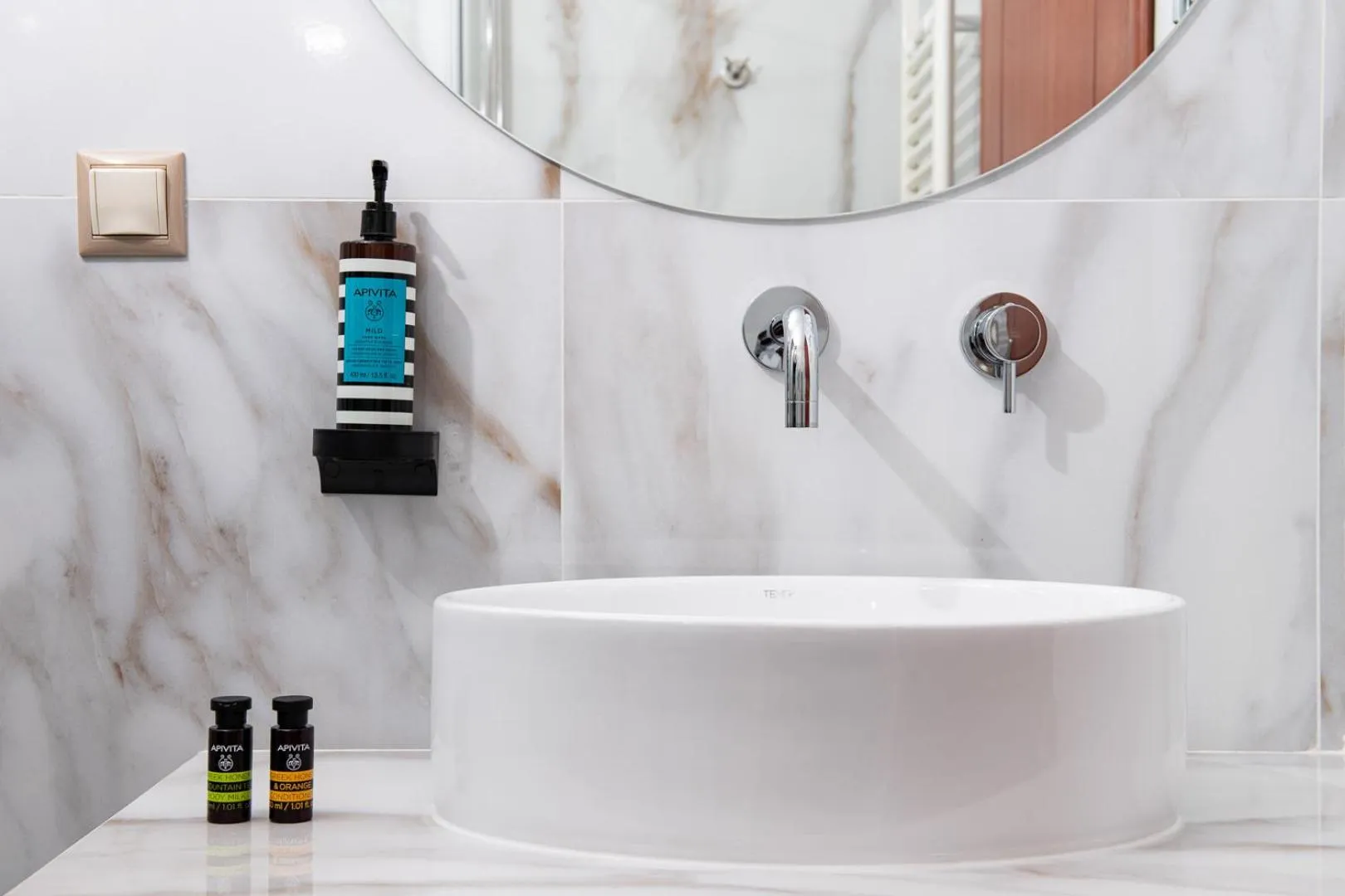 Bathroom in Hotel Naiades