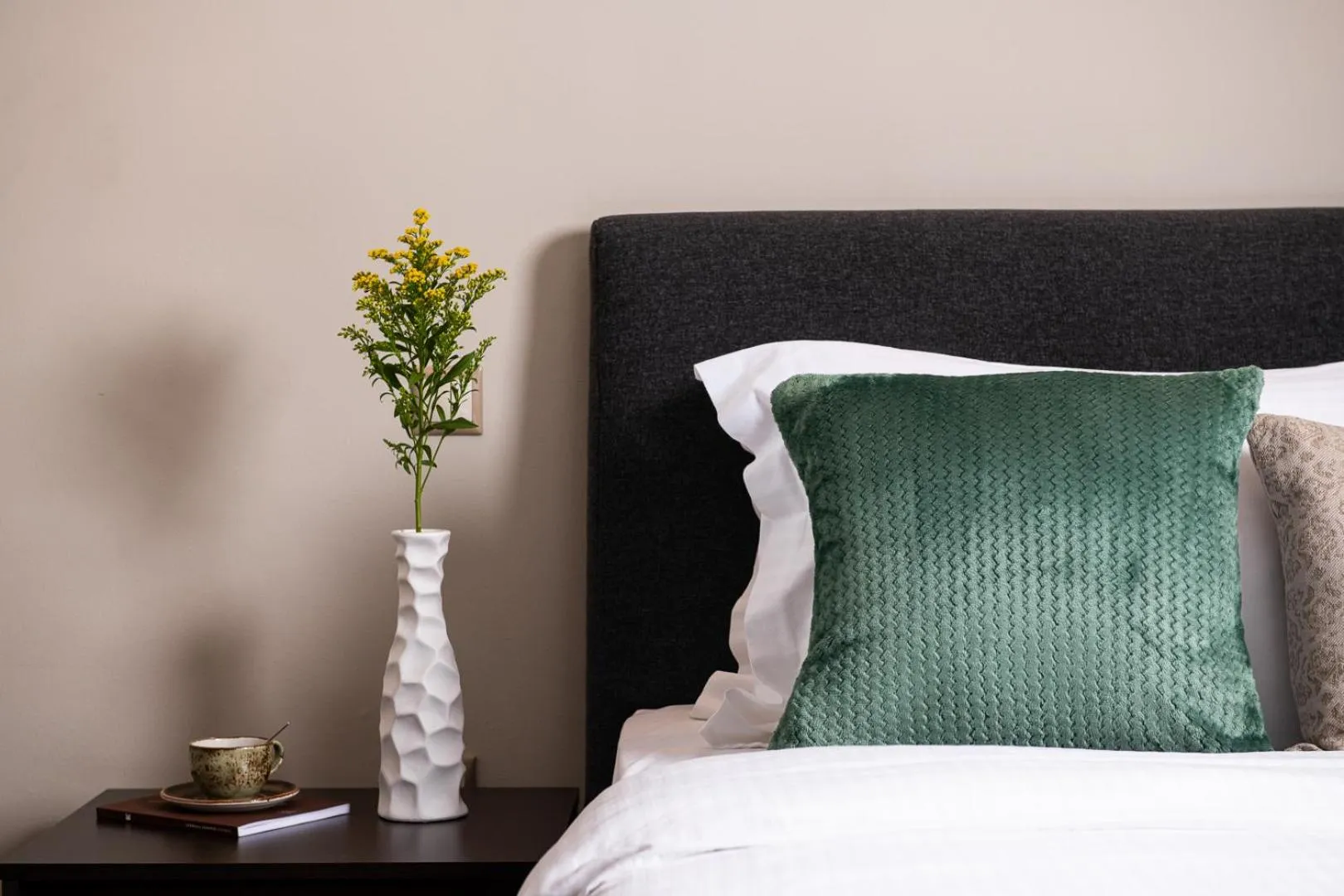 Bed in Hotel Naiades