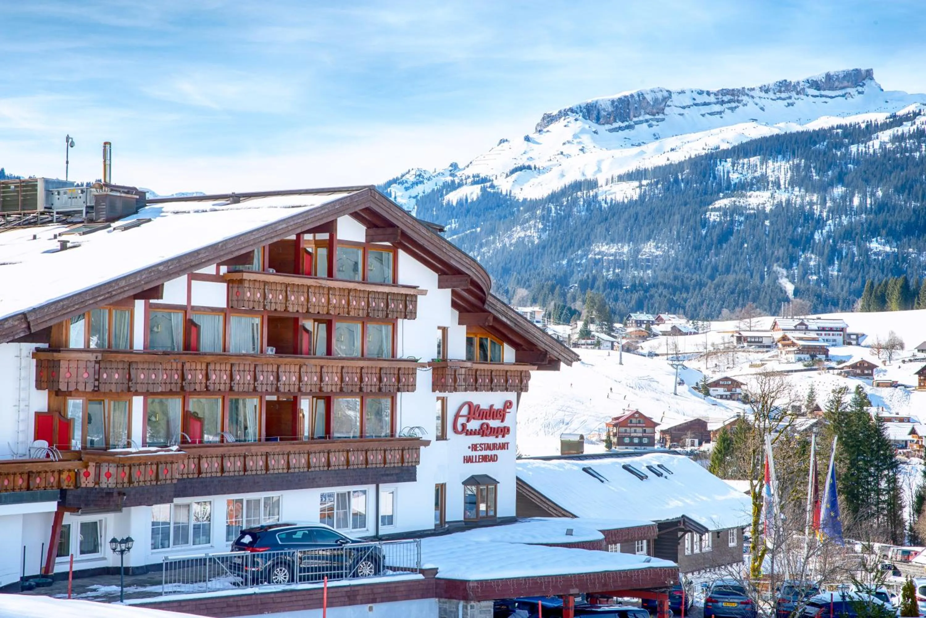 Facade/entrance in Hotel Almhof Rupp