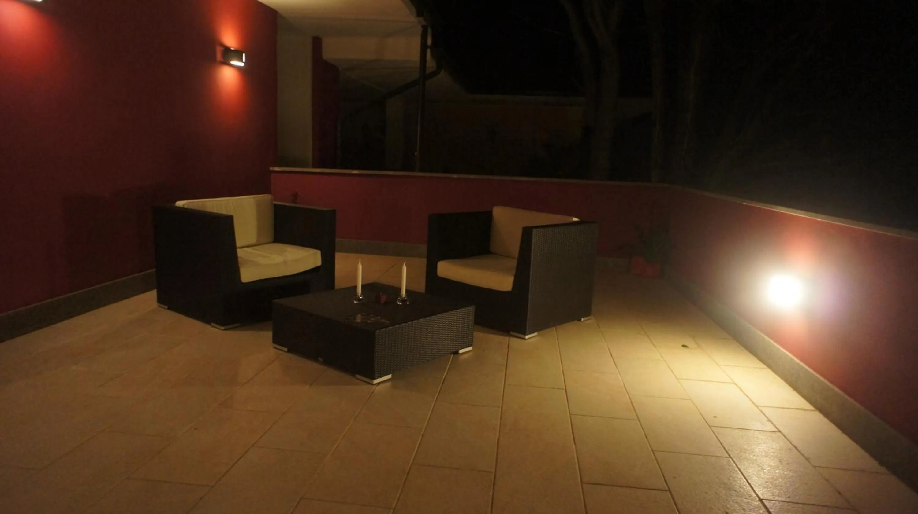 Patio in Hotel Eremo