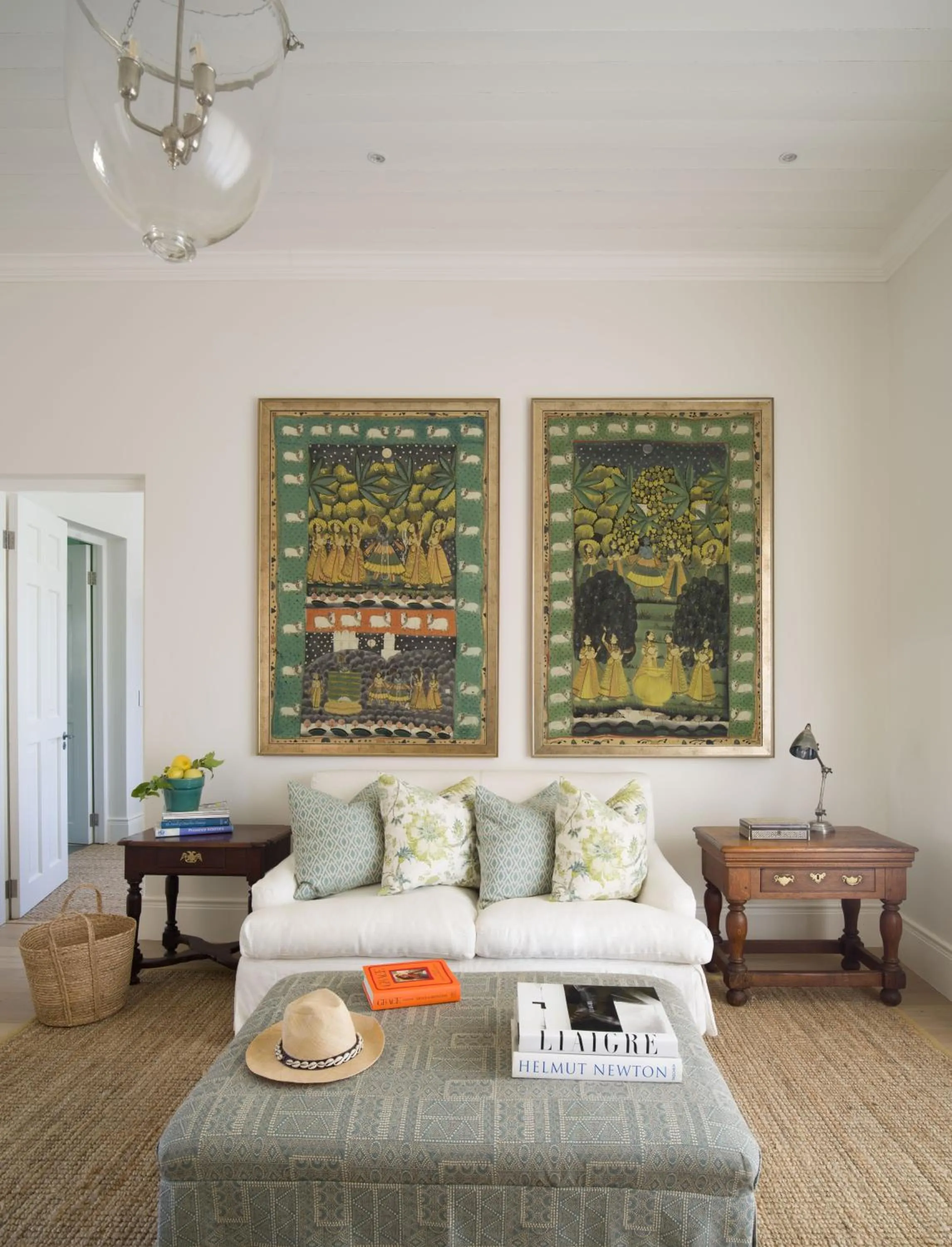 Living room in La Cotte Orchard Cottages
