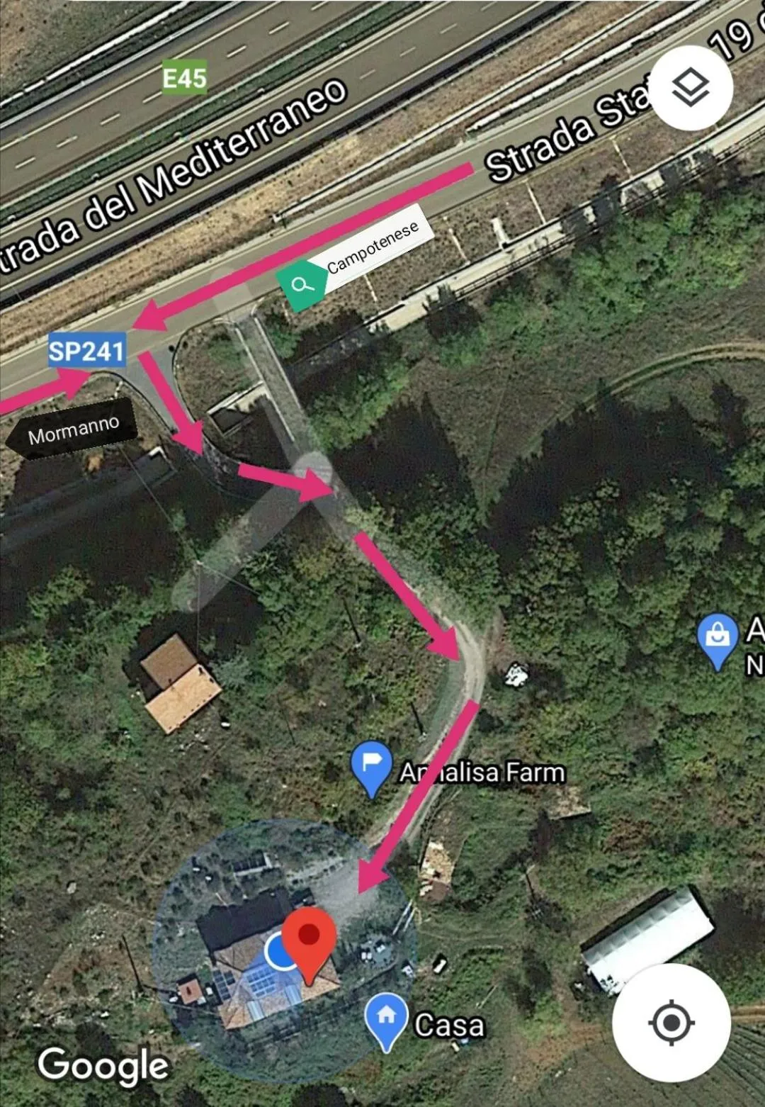 Bird's eye view in B&B Il Ghiro-Country House