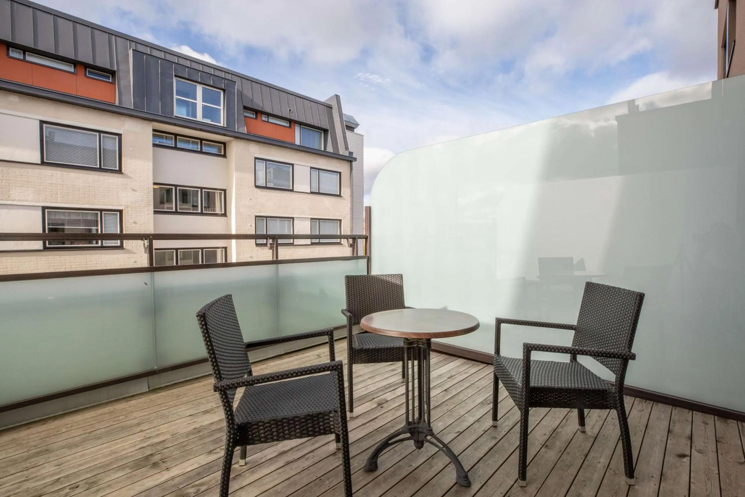 Bedroom in Scandic Atlas