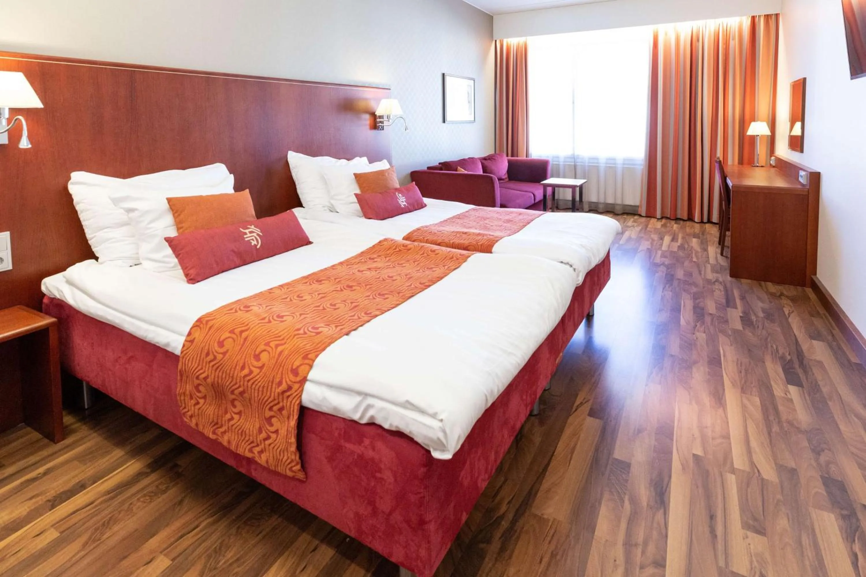 Bedroom, Bed in Scandic Atlas