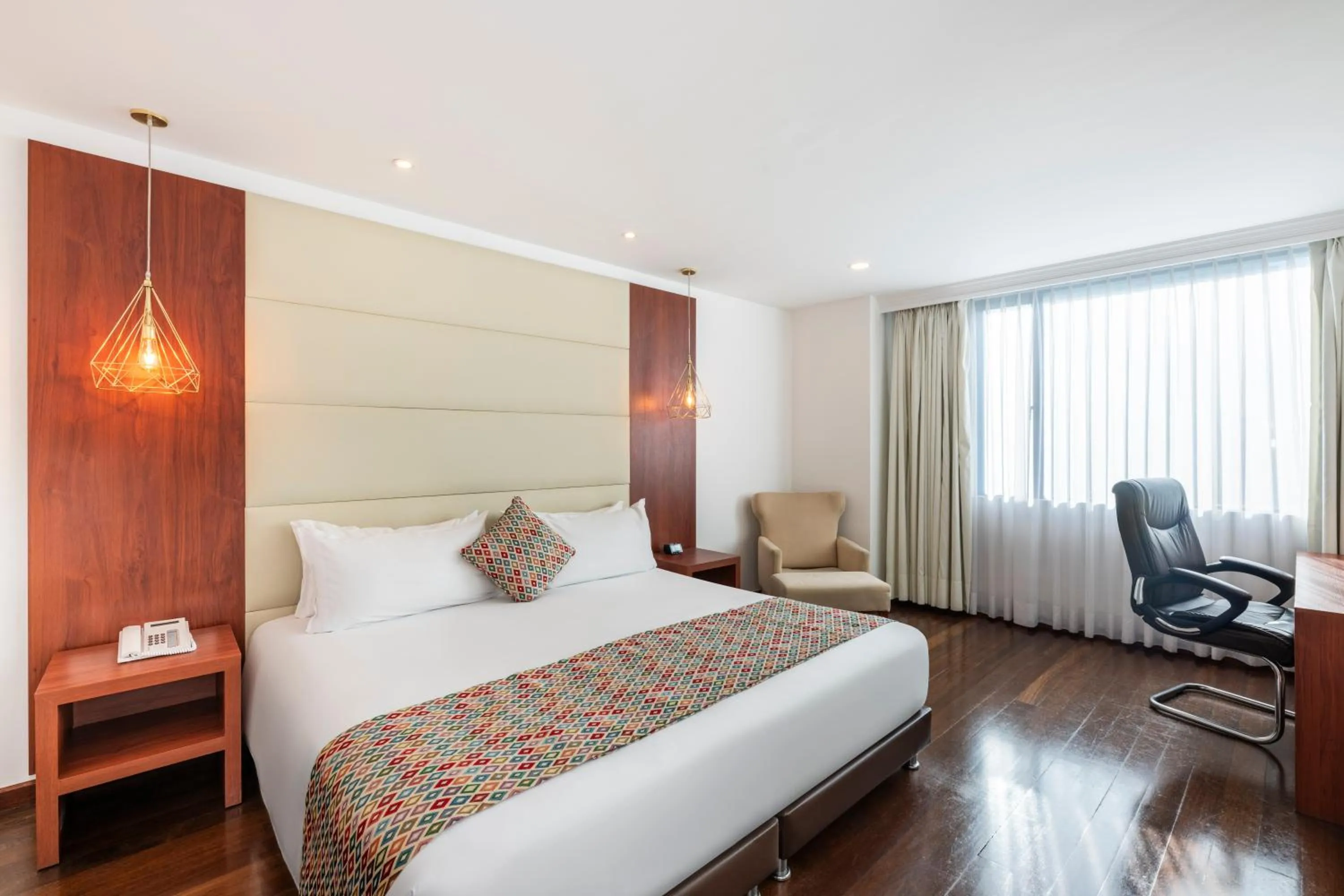 Bed in Hotel Andes Plaza