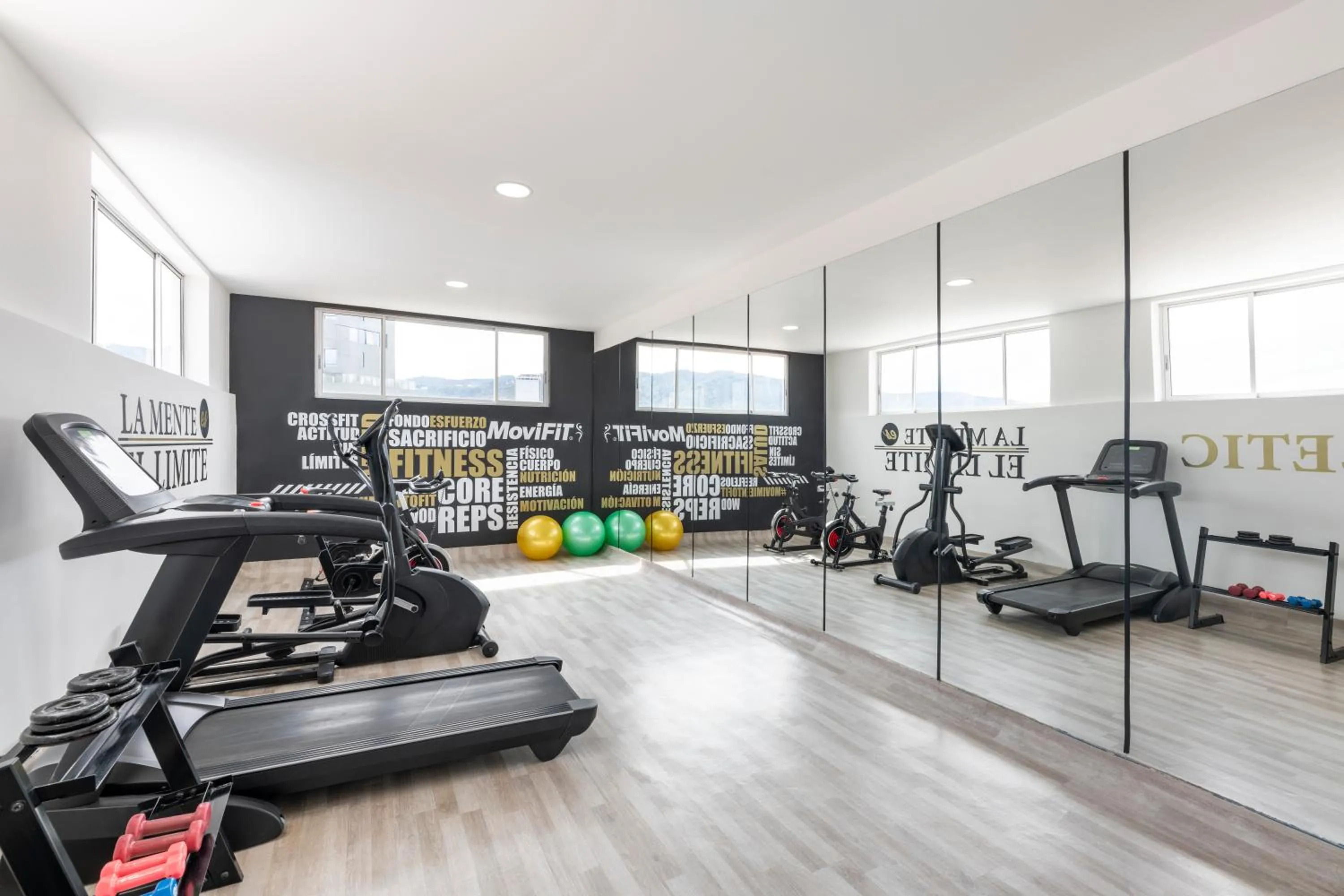 Fitness centre/facilities in Hotel Andes Plaza