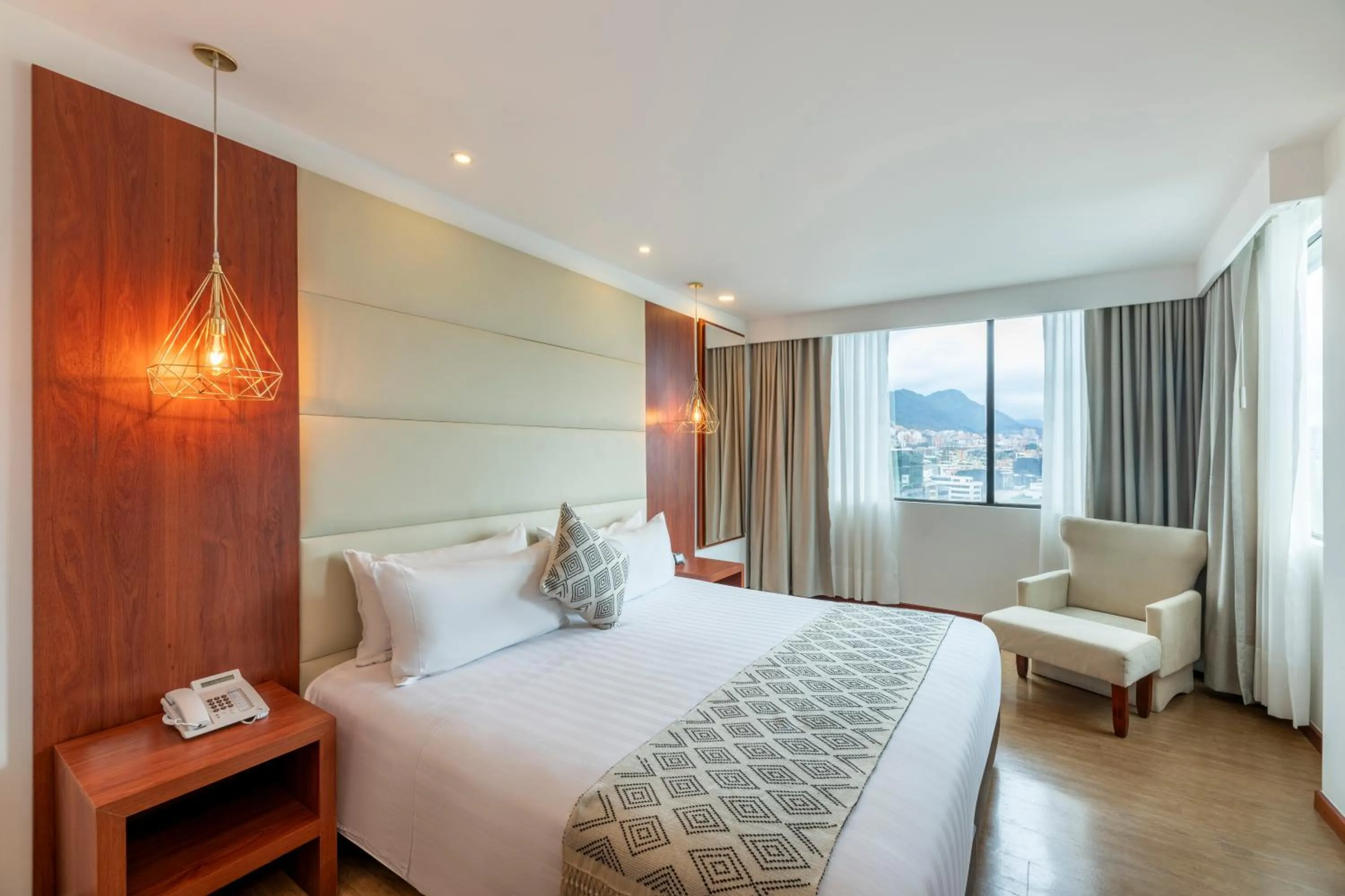 Bed in Hotel Andes Plaza