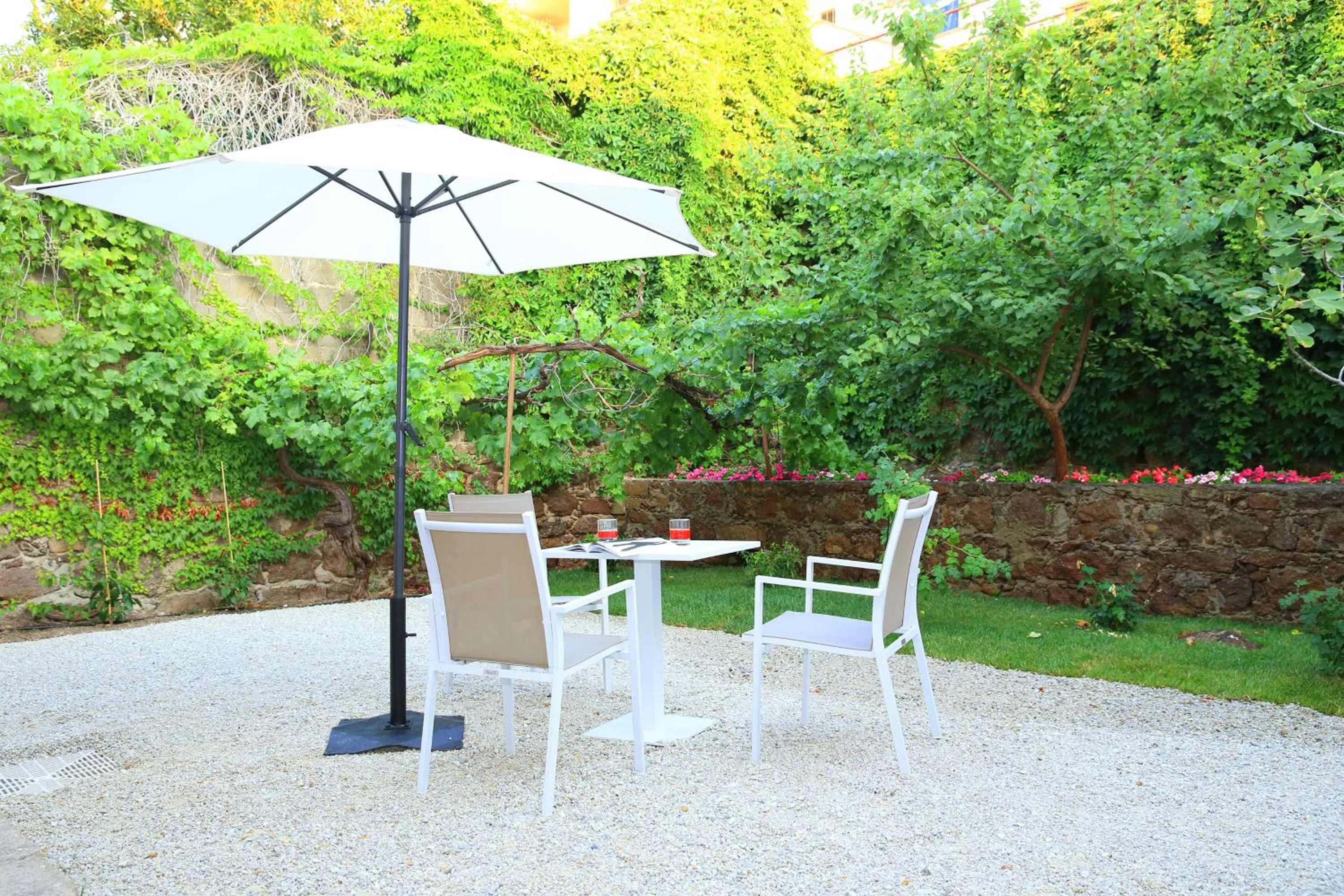 Garden view in Hotel Meli