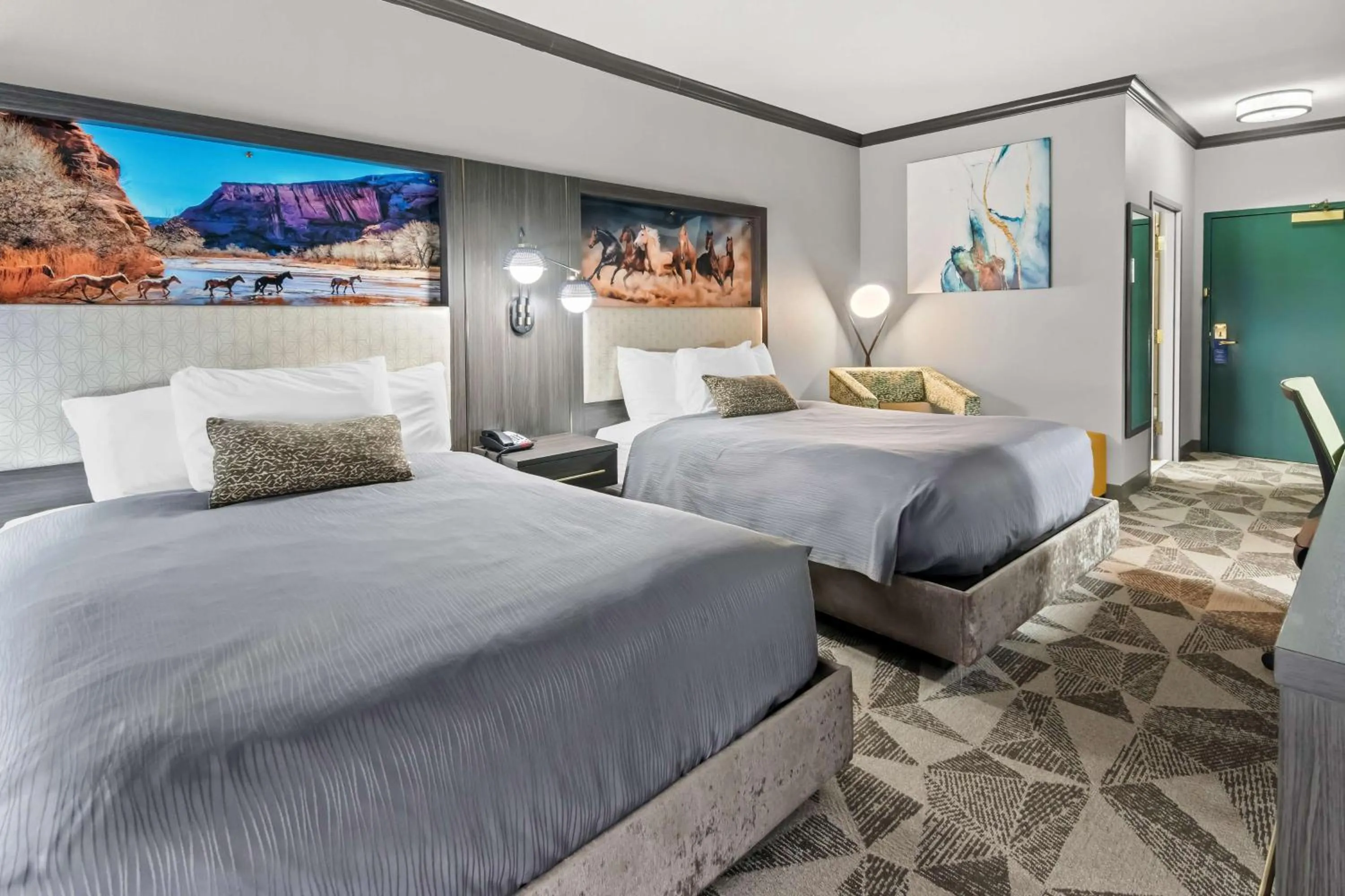 Bedroom, Bed in Big Country Hotel & Suites, SureStay Collection by BW