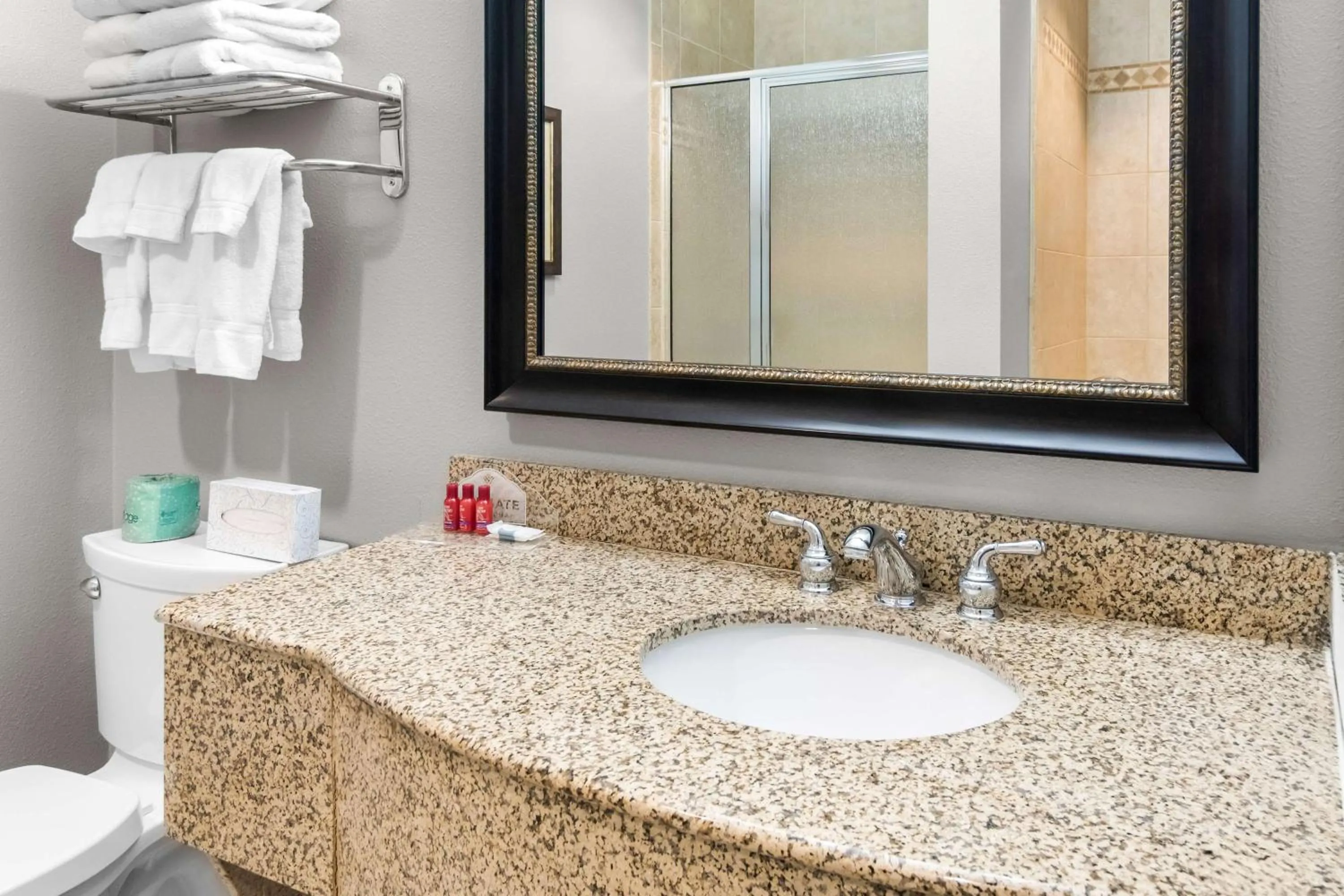 Bathroom in Big Country Hotel & Suites, SureStay Collection by BW