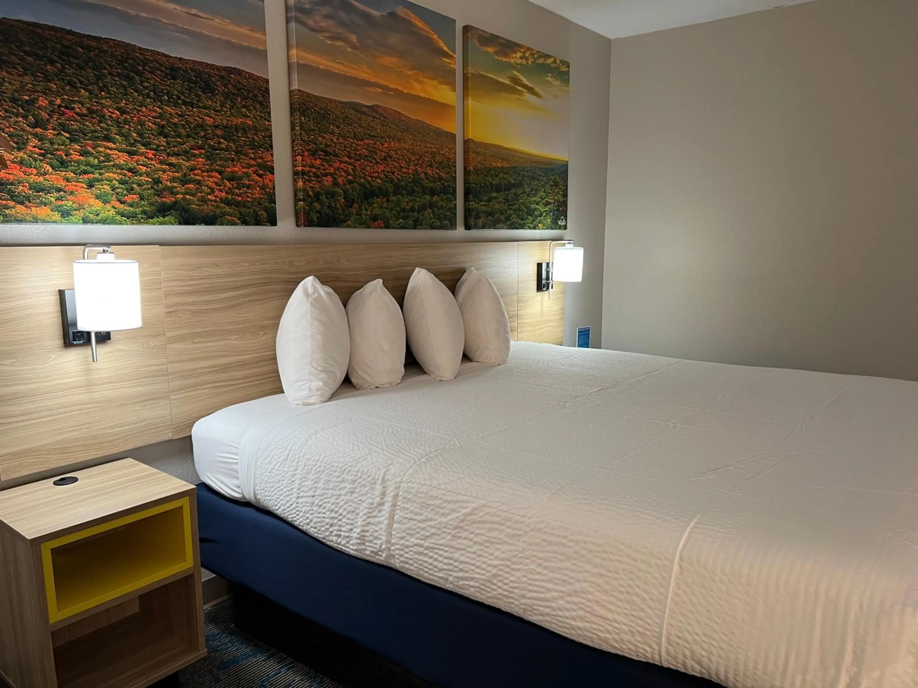 Bedroom, Bed in Days Inn by Wyndham Jamestown