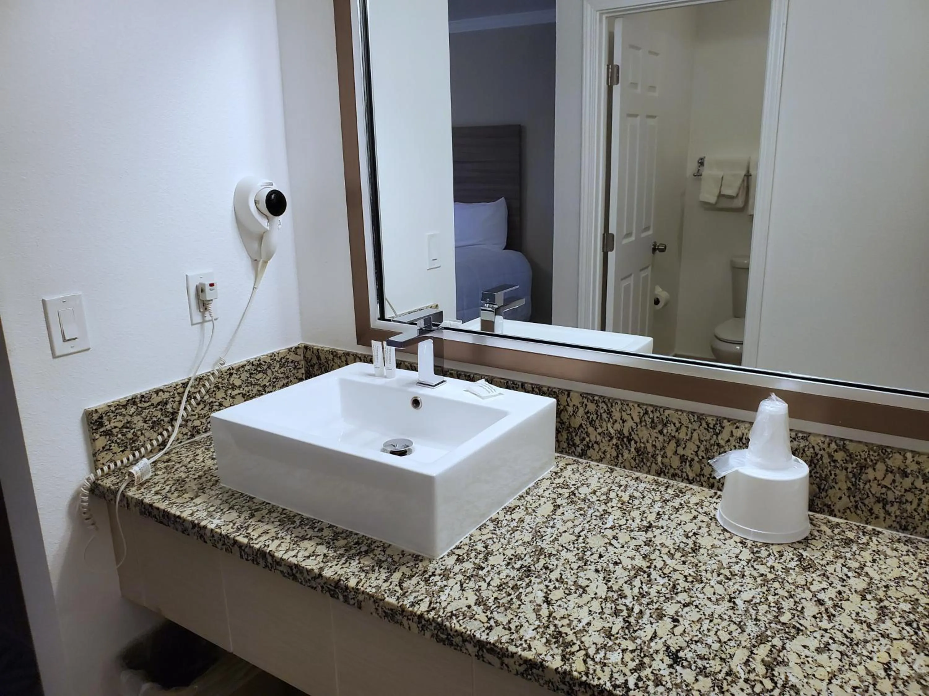 Bathroom in Exchange Club Motel