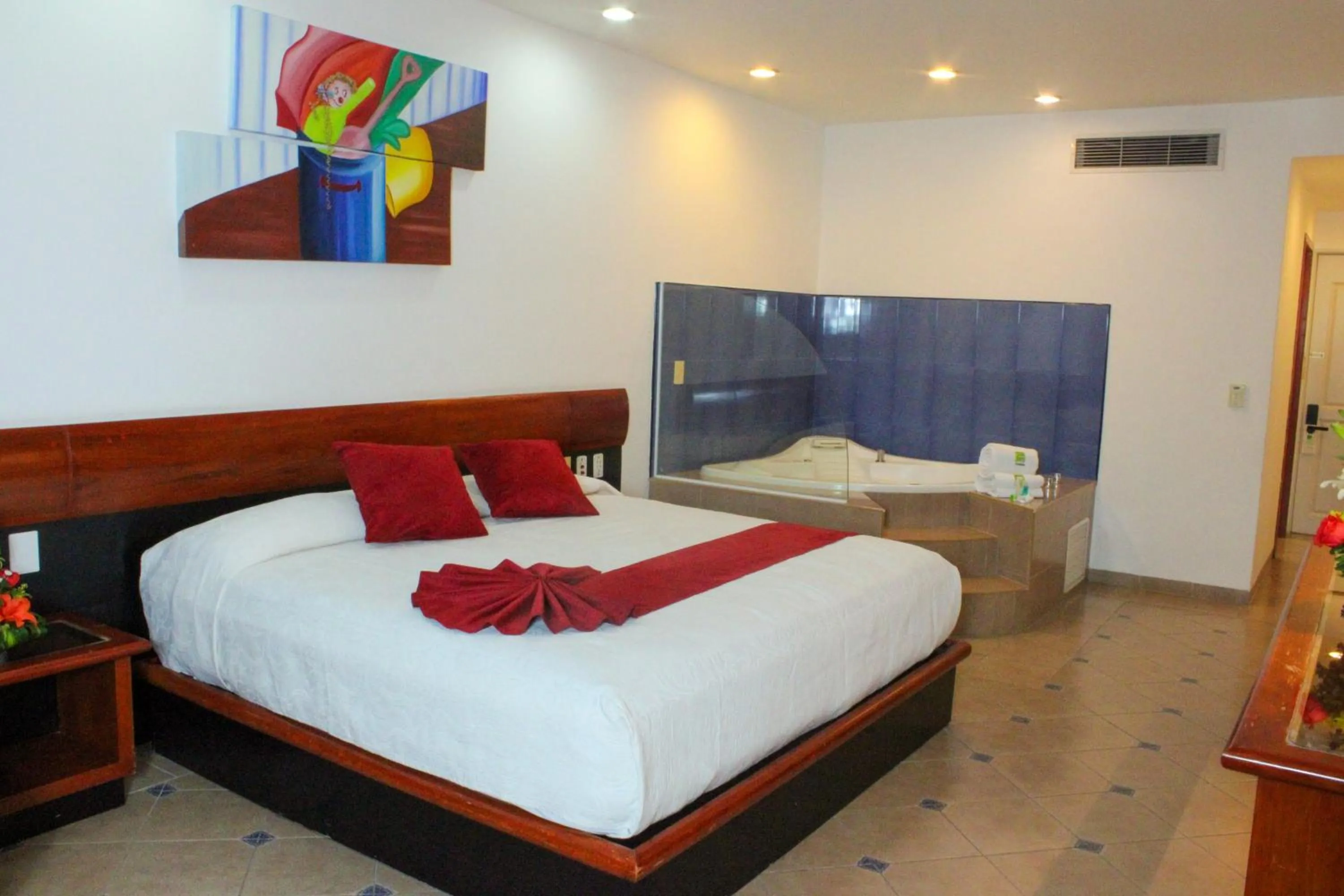 Photo of the whole room, Bed in GS Cuernavaca