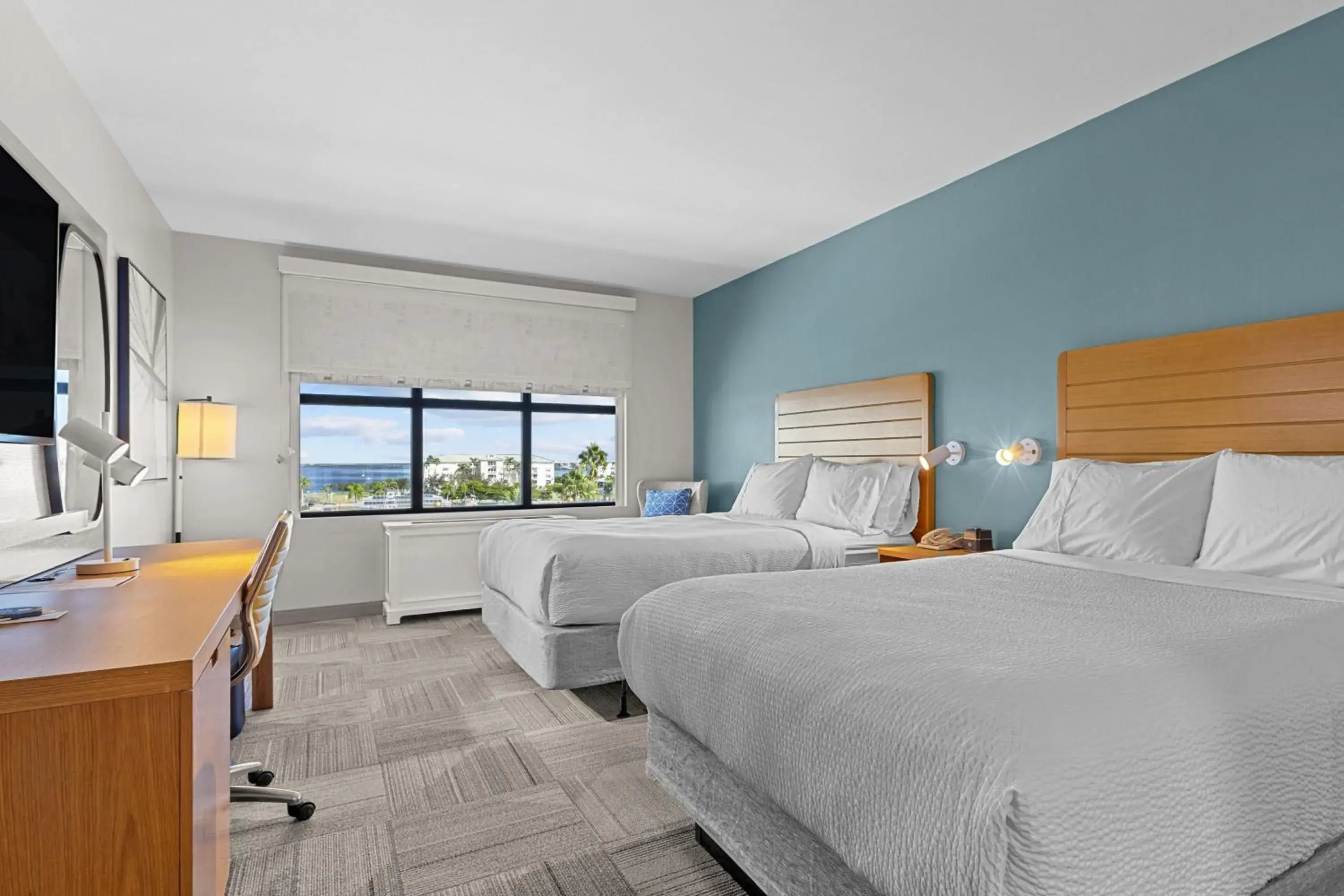 Queen Room with Two Queen Beds in Four Points by Sheraton Punta Gorda Harborside Queen Room with Two Queen Beds in Four Points by Sheraton Punta Gorda Harborside